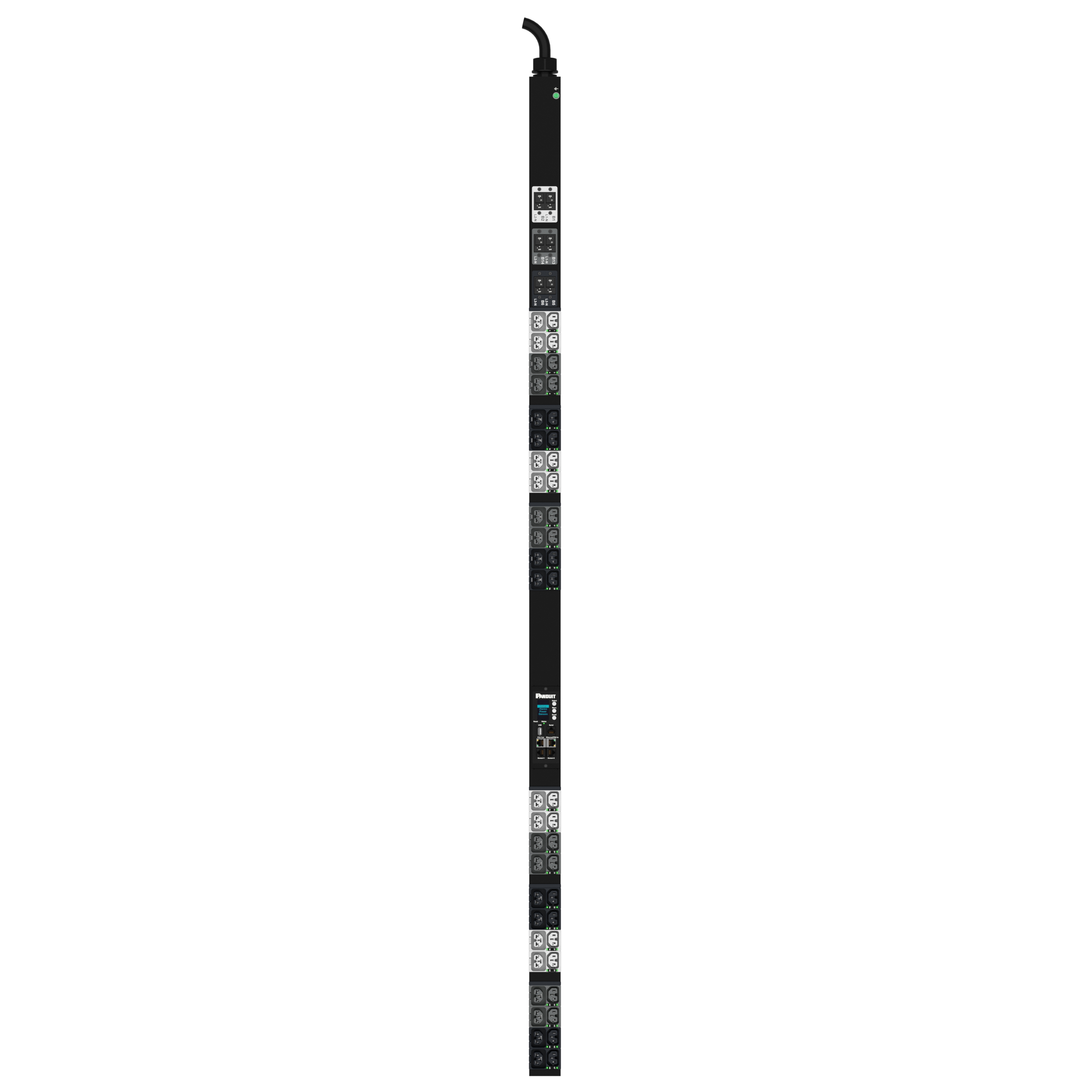 G6 MSPO Güç Dağıtım Birimi, 32A/30A, (24)C13/C15, (24)C13/15/C19/C21, IEC 60309 3P+N+E 6h
