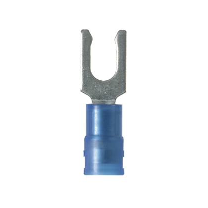 Çatal Terminal, Huni, Mavi, Naylon, 3.6mm Çap, 1.5-2.5mm² Kablo
