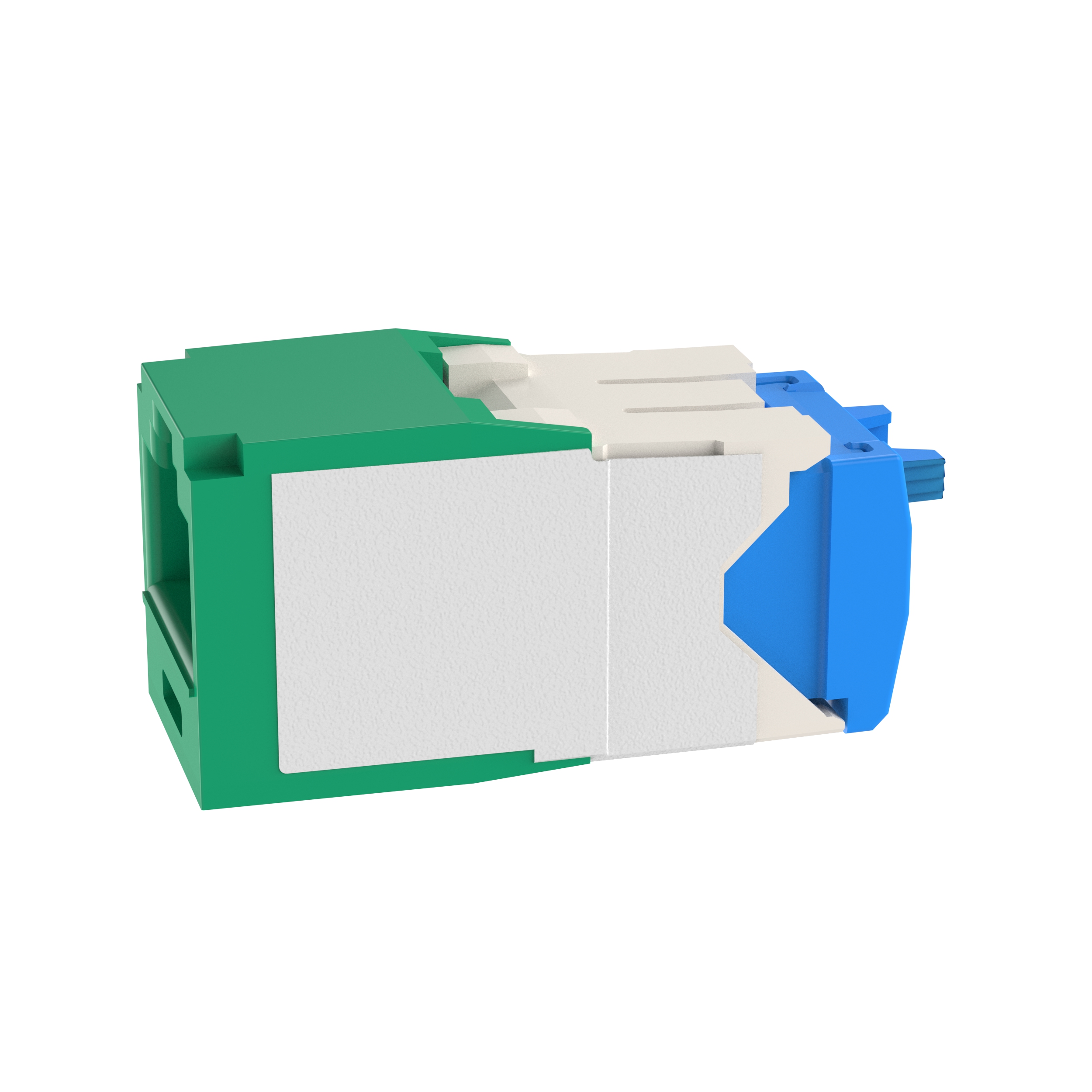 Mini-Com® UTP RJ45 Cat 6A TG Jack Modülü, Yeşil