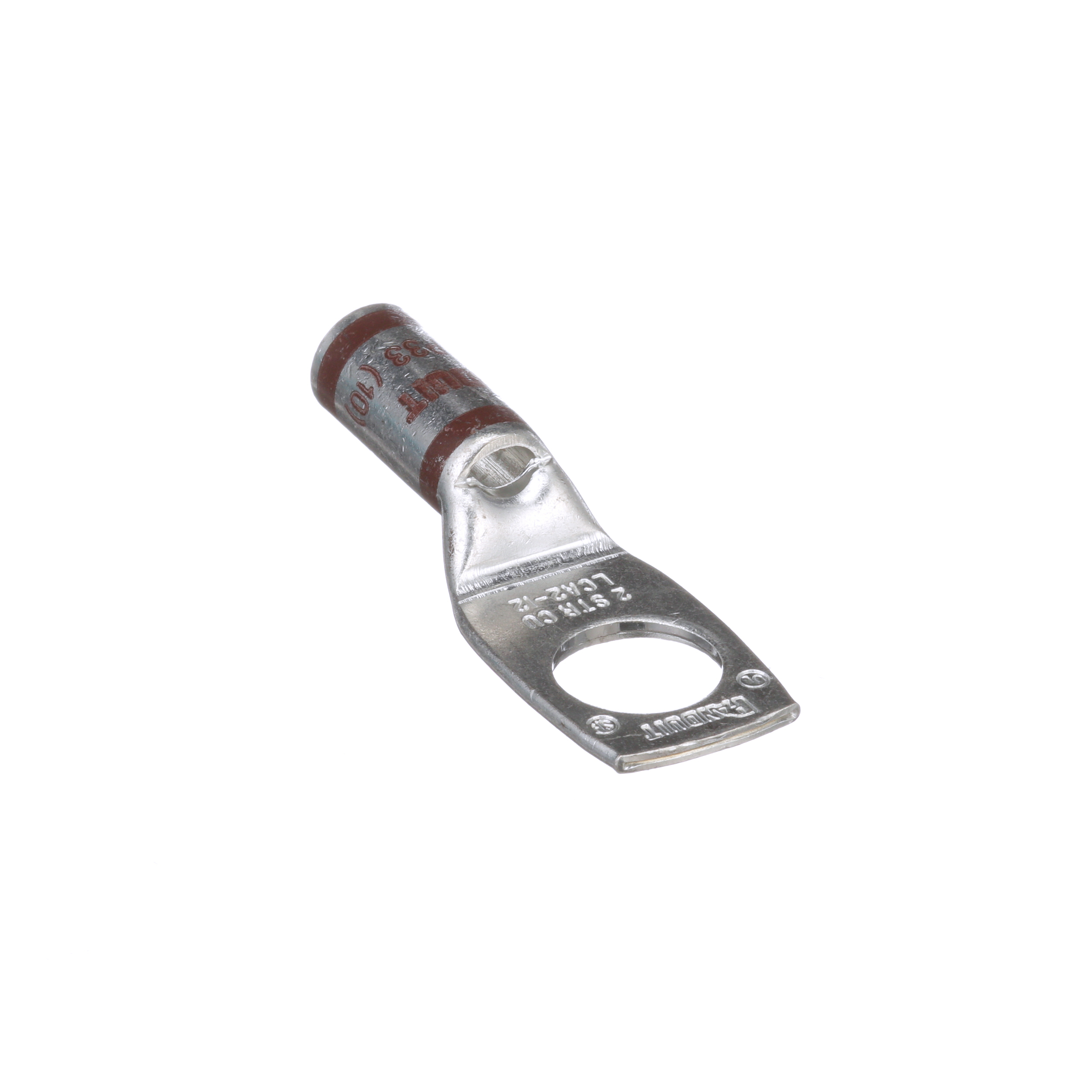 Bağlantı Muhafaza, Kalay Kaplı Bakır, Düz, Tek 12.7mm Somun, 25'li Paket
