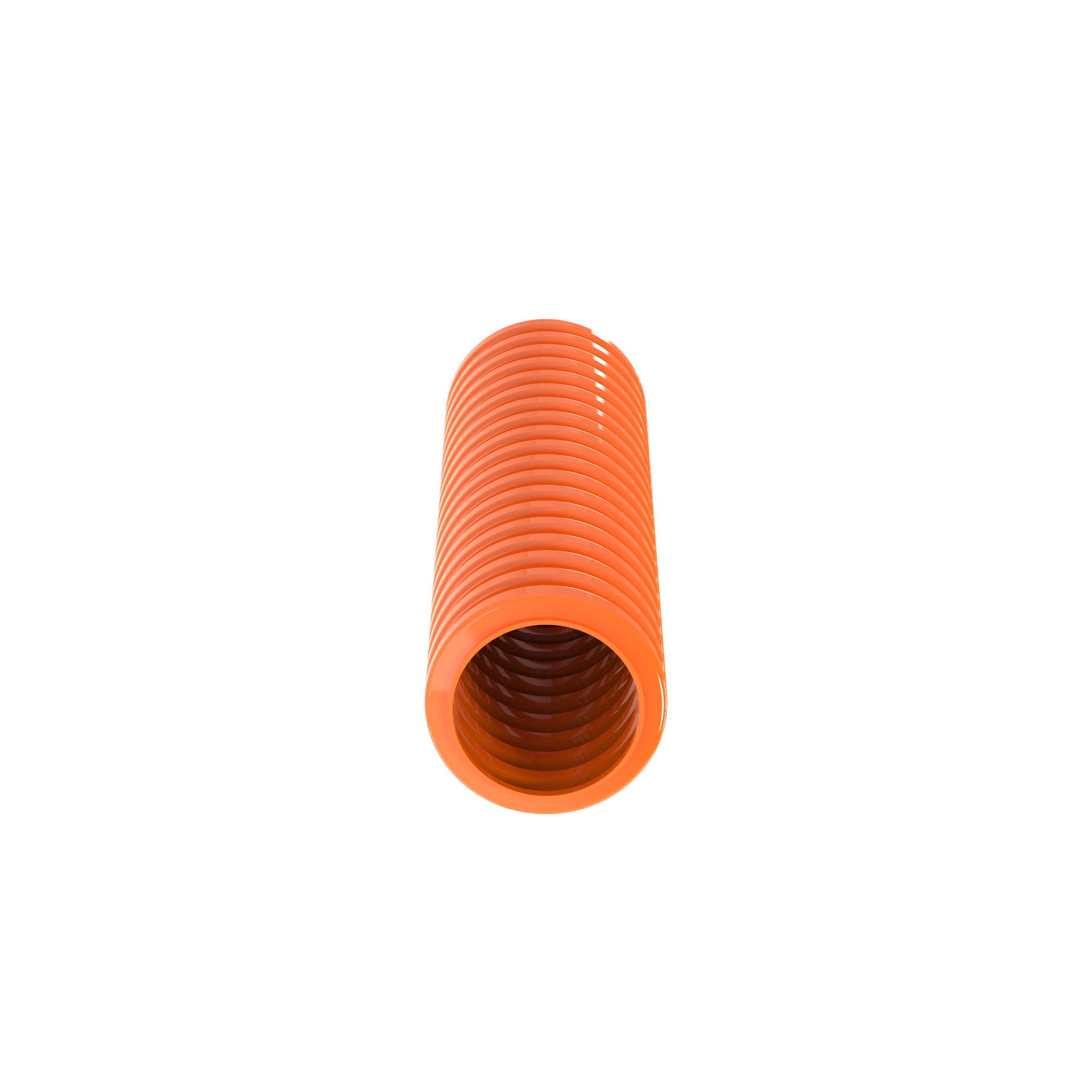 Düzeltilmiş Oluklu Boru, .5" (12.7mm) X 100', Turuncu, 1'li Paket