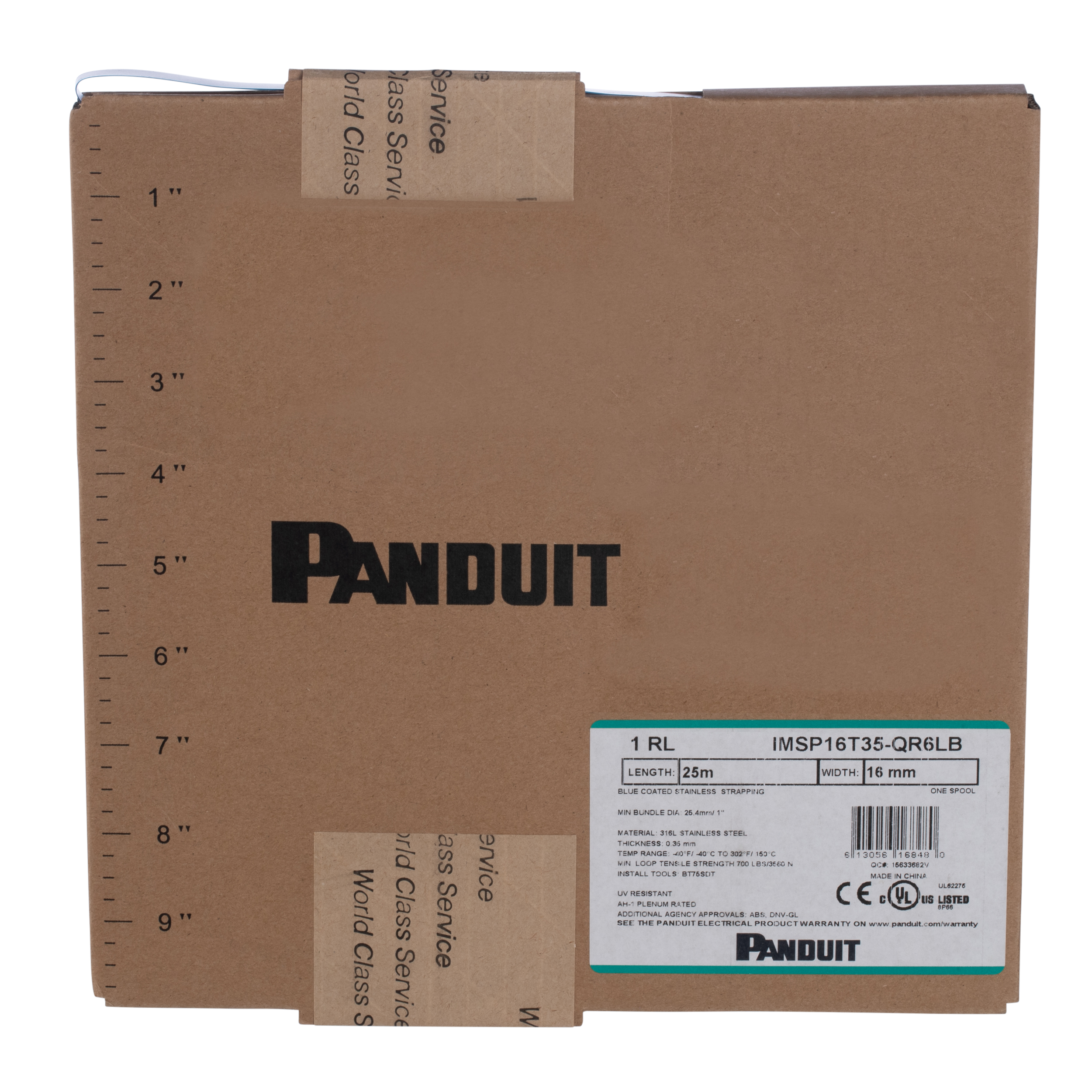 StrongHold™ IMS Bantlama Mavi, 316L Paslanmaz Çelik, Epoksi FC, 16mm (.63")