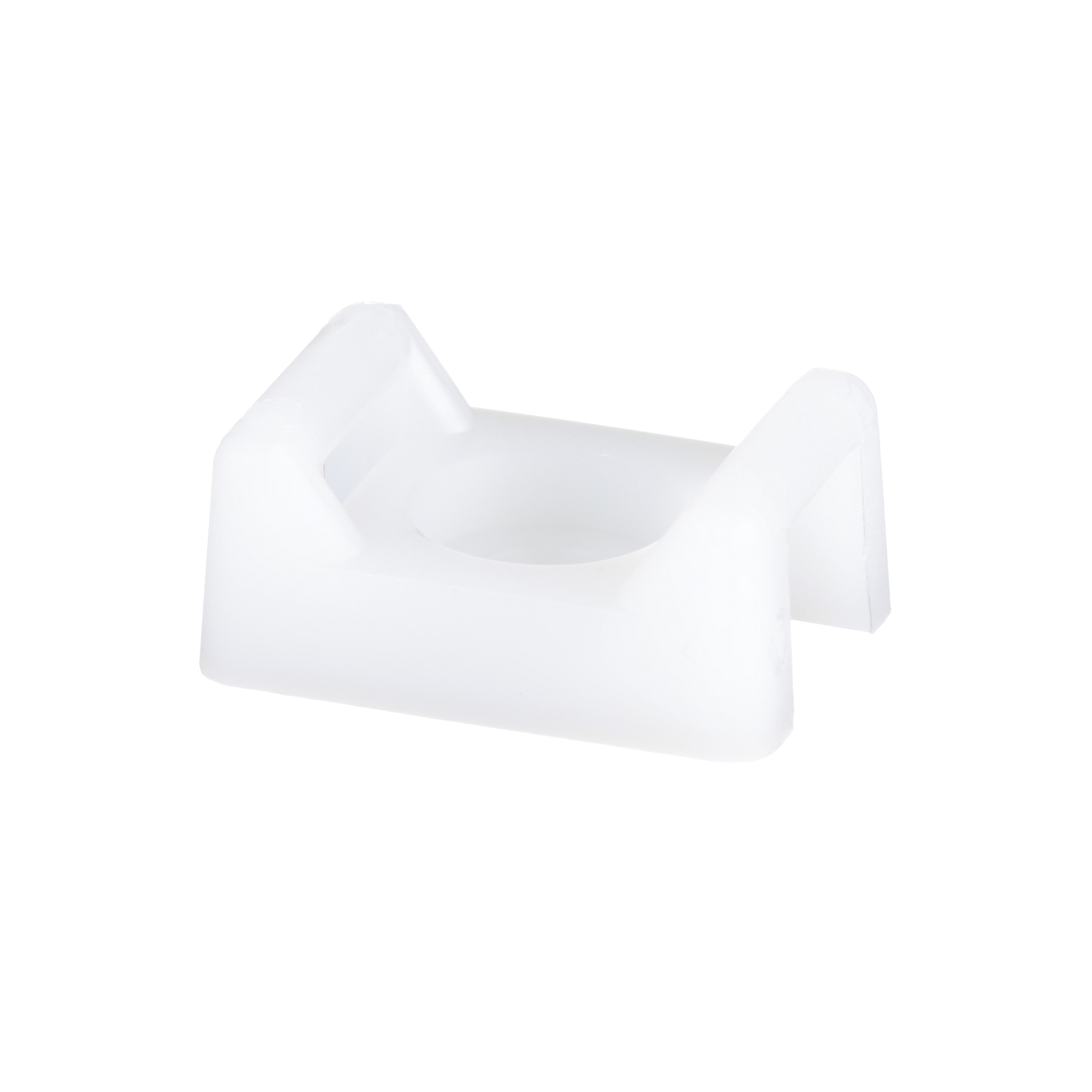 Cable Tie Mount, Black, UV PA 6.6, Screw, 9.4x21.9x15.5mm, PK100