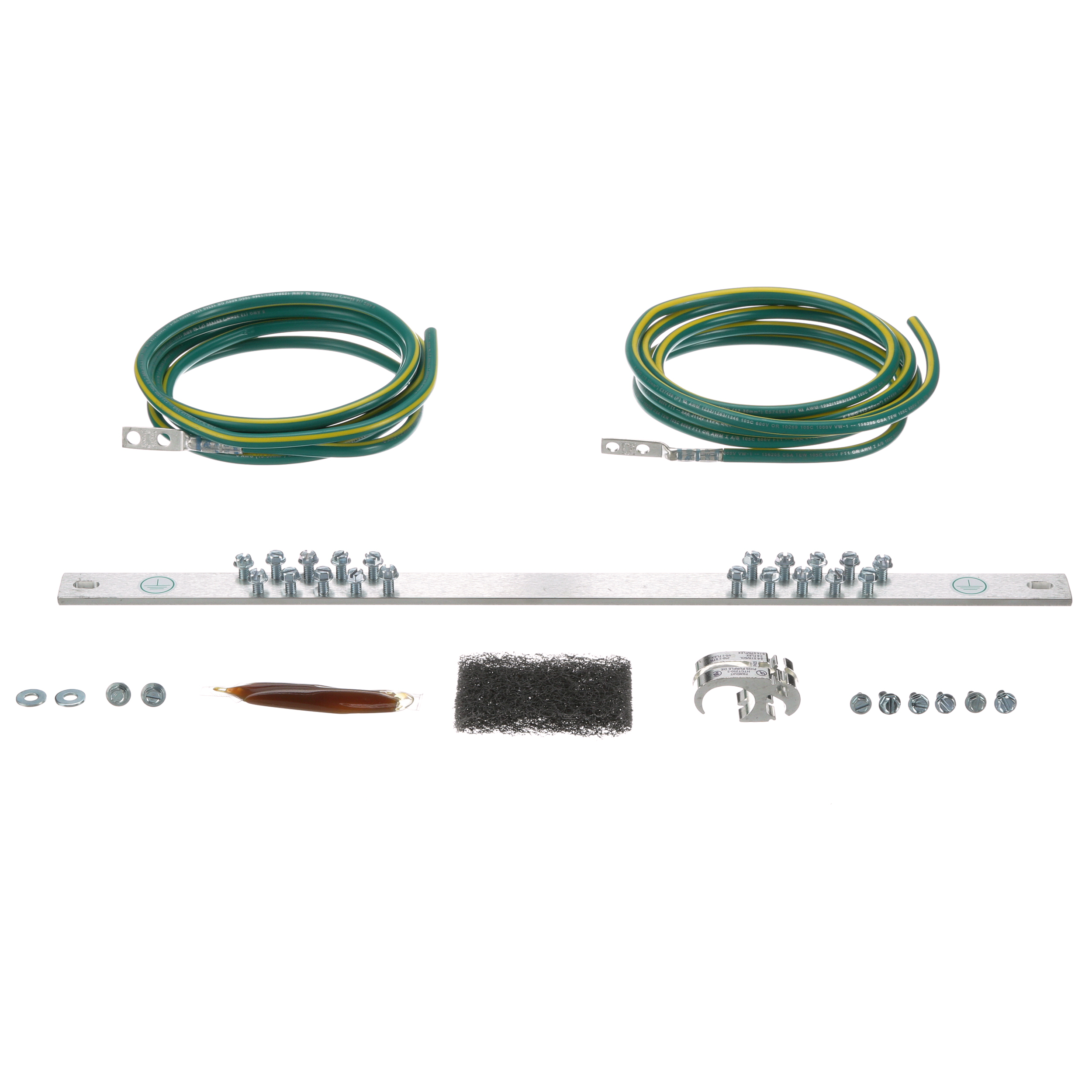 Busbar and Jumper Kit,Green/Yellow, PK1