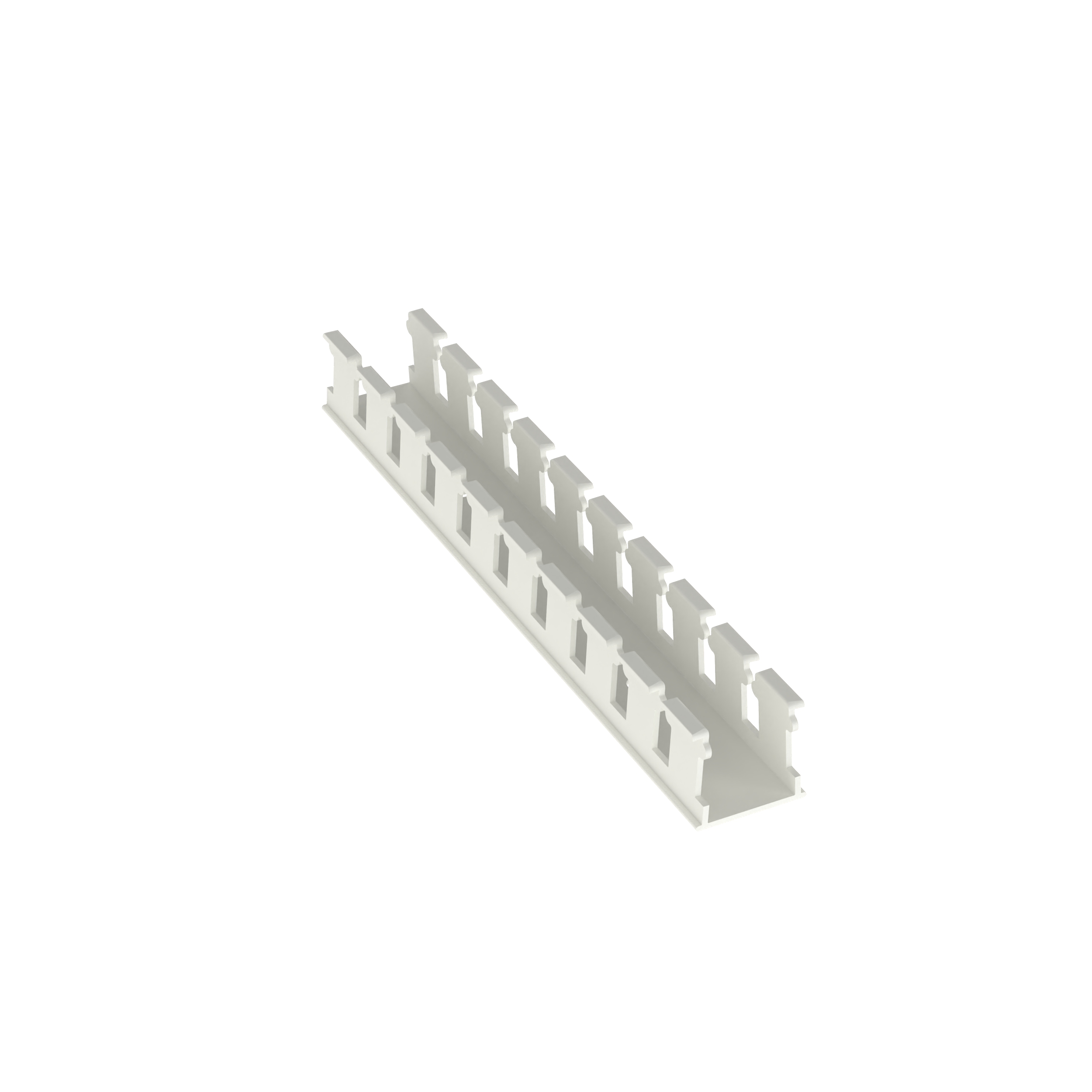 Geniş Yuvalı Kablo Kanalı, Beyaz, Halojen İçermeyen PPO, 29x26.9mm, 6'lı Paket