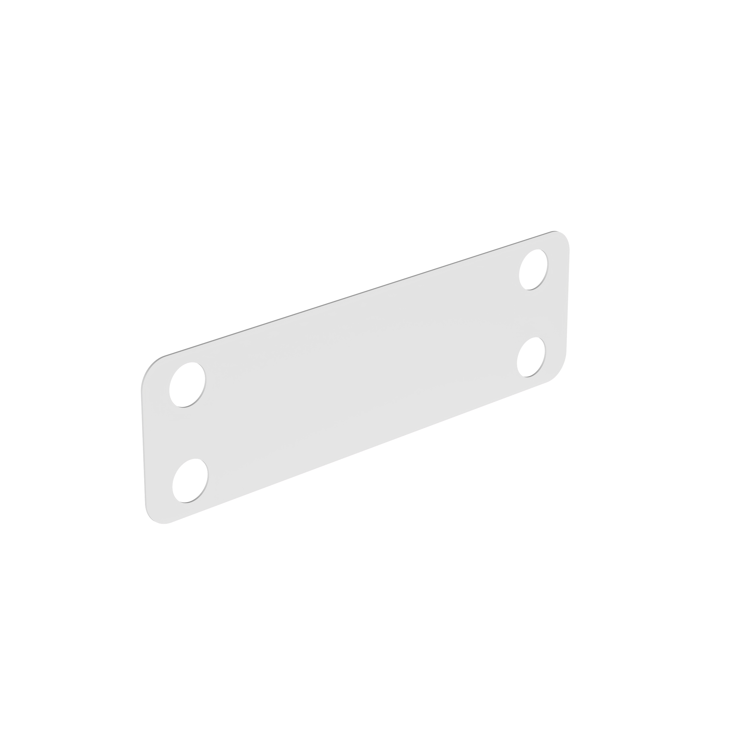 Etiket Plakası, Beyaz, PA 6.6, Kablo Bağı, 63.5x19mm, 100'lü Paket