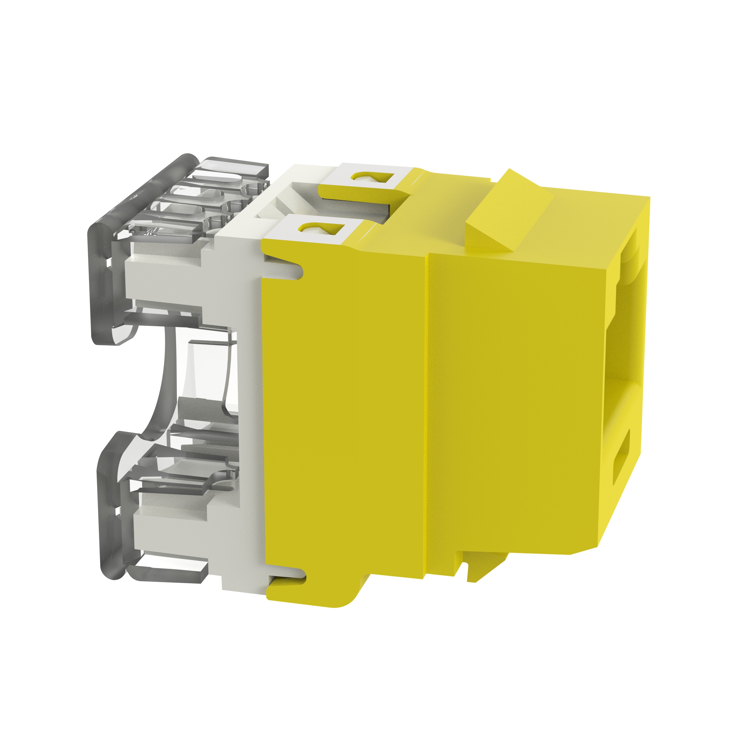 Keystone Cat 5e Punched Jack, Sarı