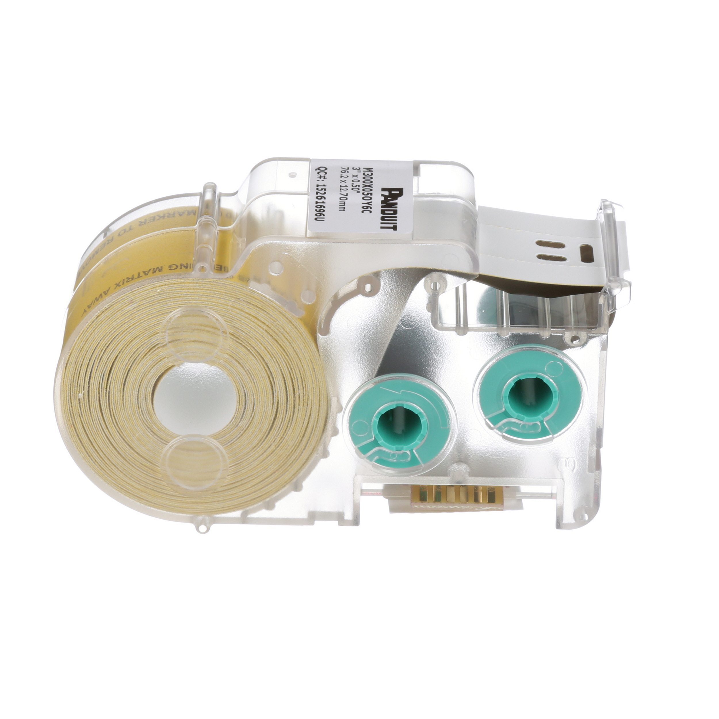 Mkr Plaka, Polyester/PO, Sarı, 76.2mm Genişlik, Paket 1