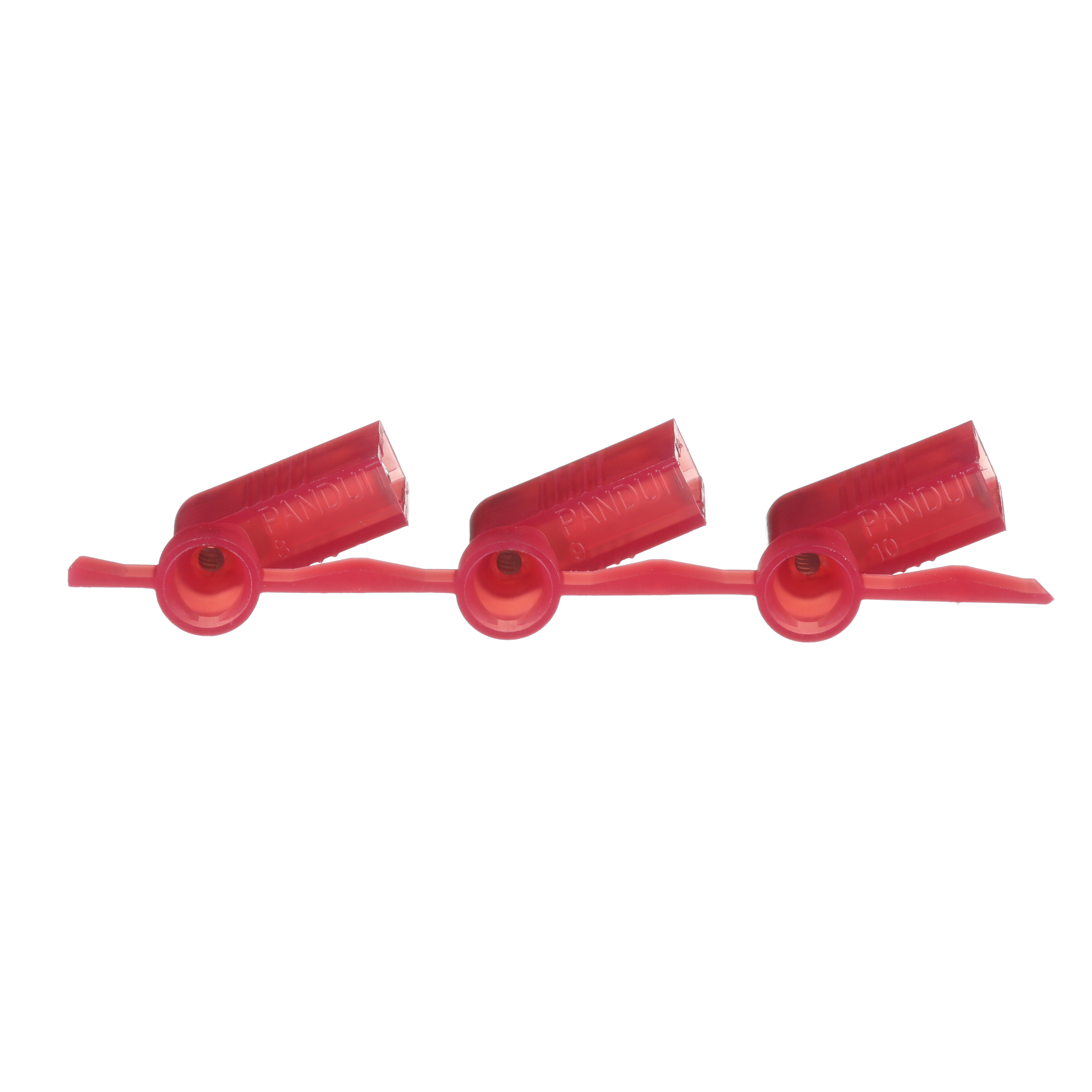 Clip drapeau;6,35×0,8;rouge
