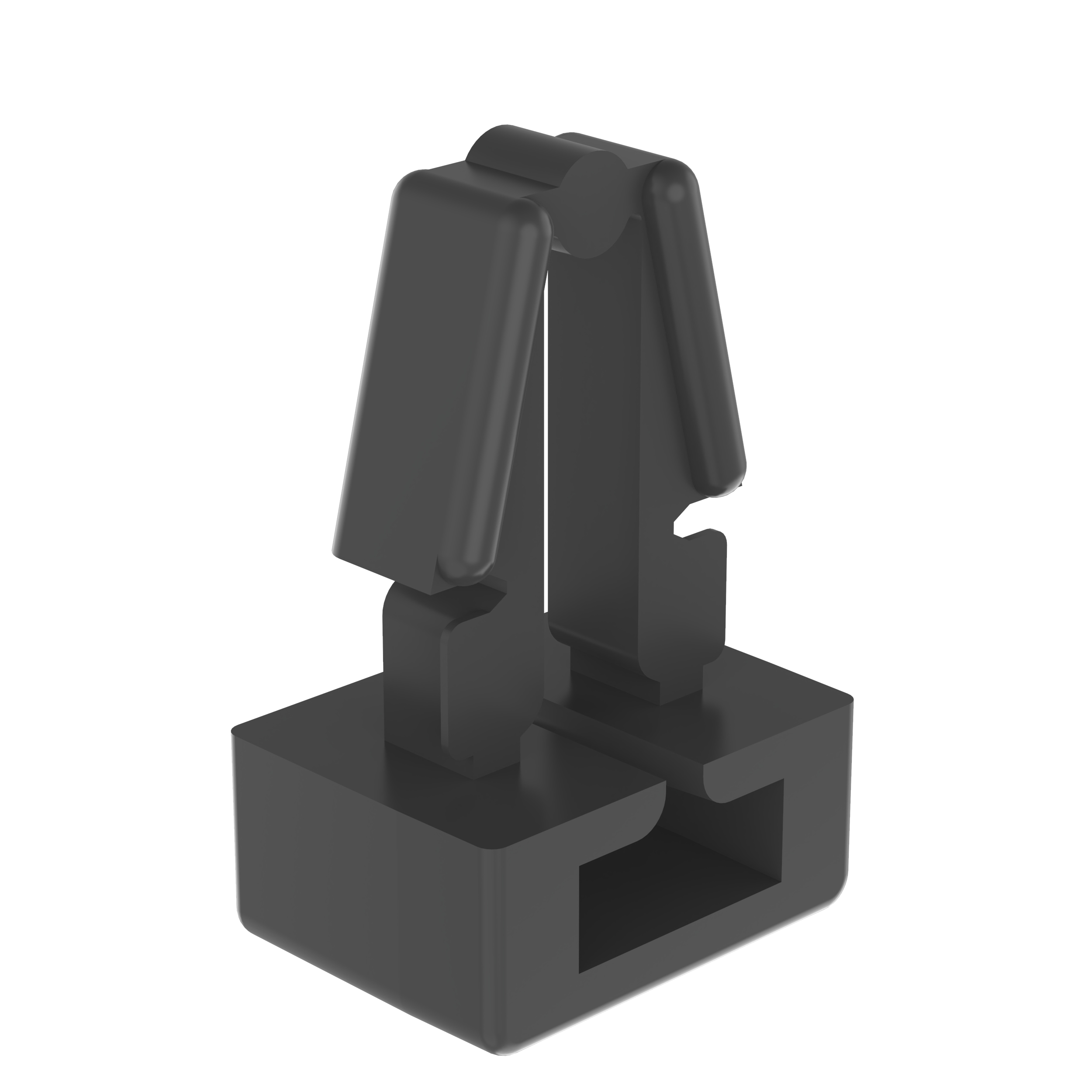 Cable Tie Mount, Push Mount, HS BL,PK1000