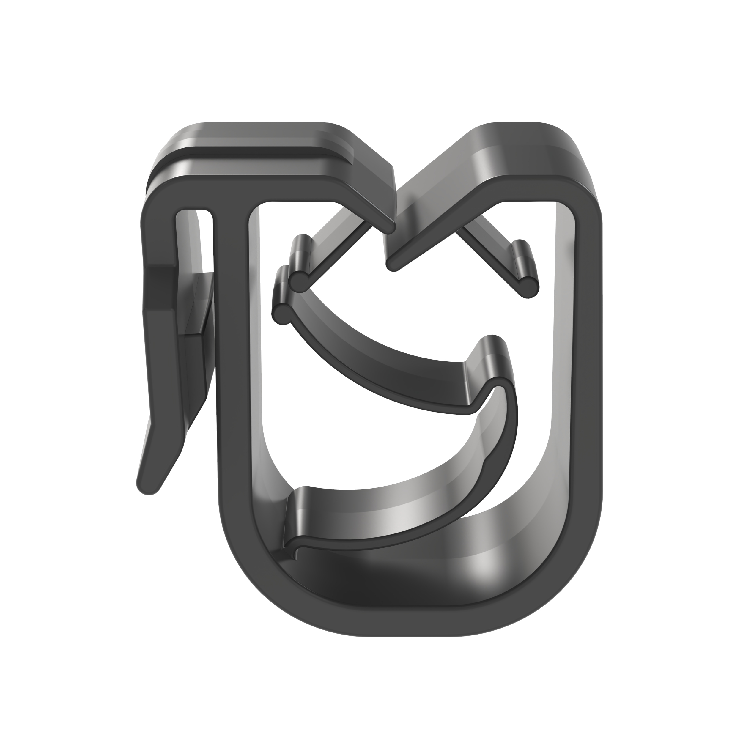 Clip bord tole 1,2mm;fais 12mm