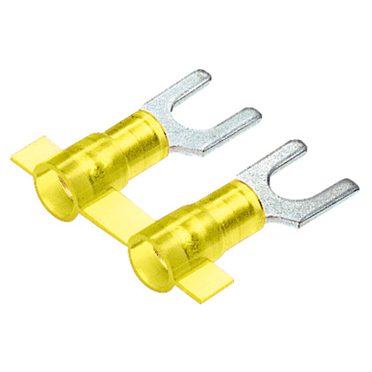Çatal Terminal, Sarı, Naylon, 4.3mm Çap, 4-6mm² Kablo