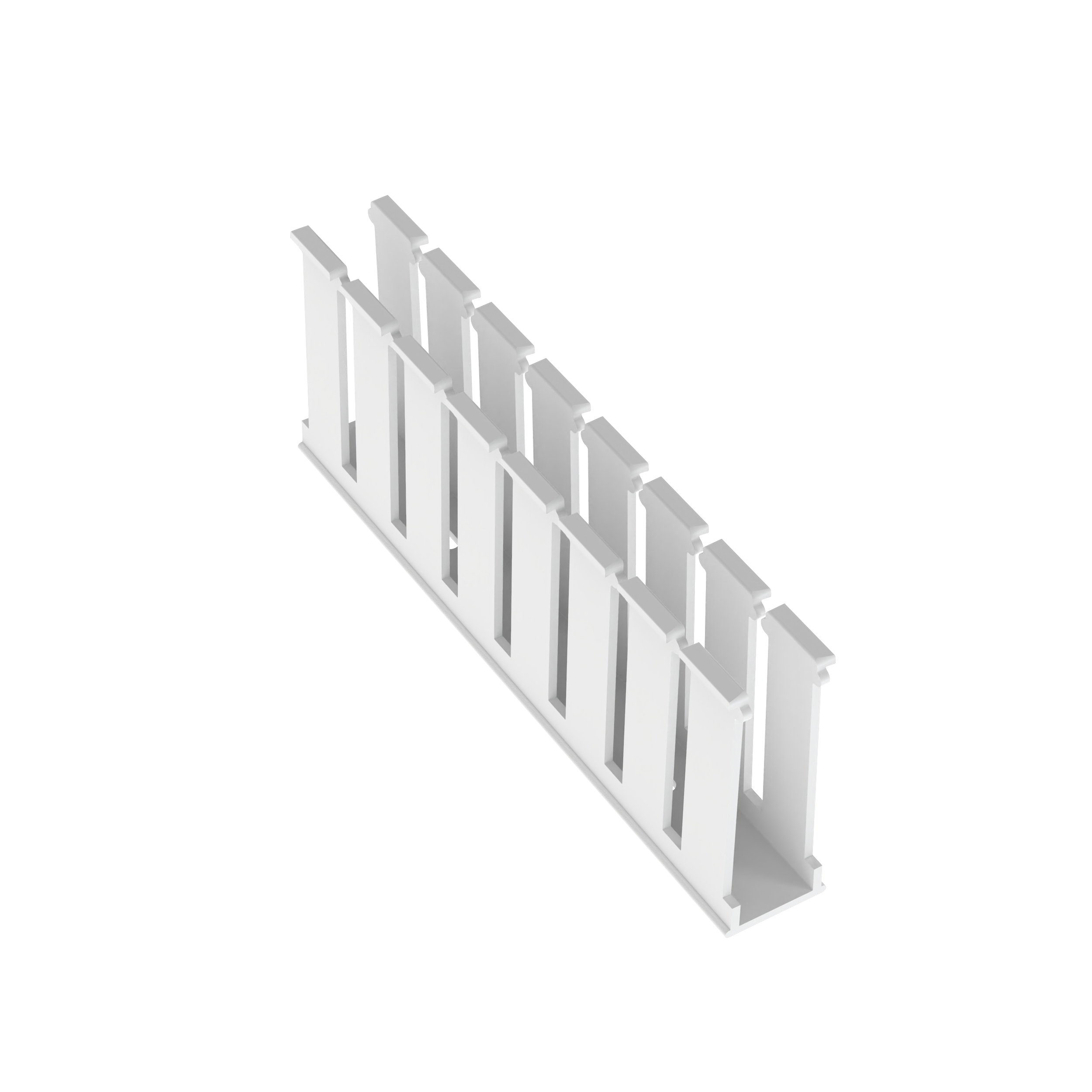 Geniş Yuvalı Kablo Kanalı, Beyaz, Halojen İçermeyen PPO, 29x77.7mm, 6'lı Paket