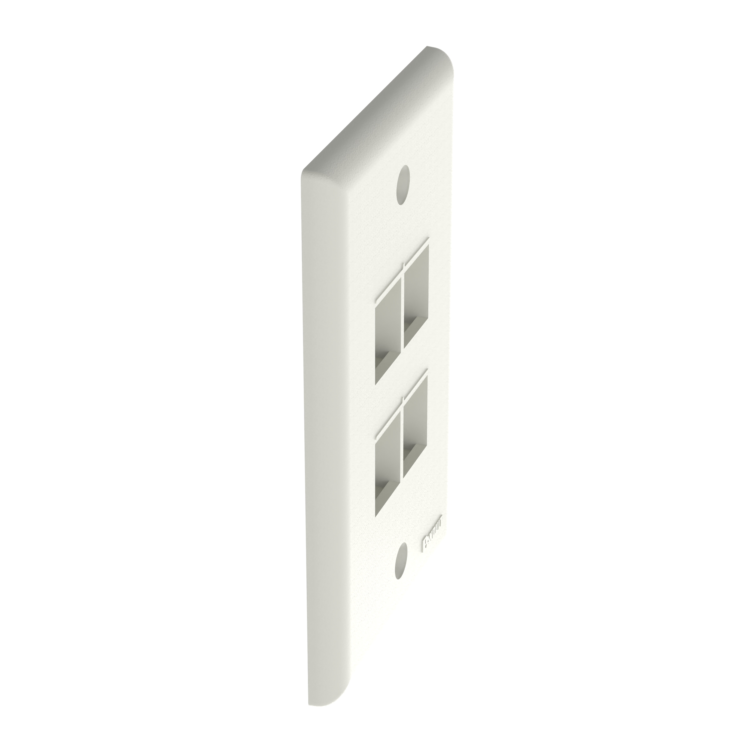 NetKey® Yüz Levhası, 4 Port, Açık Beyaz