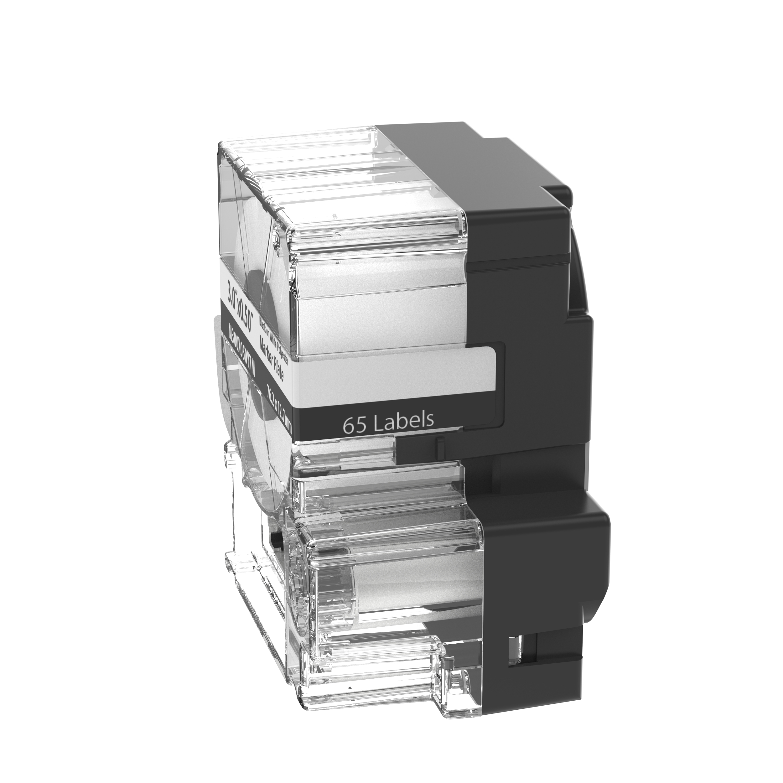 PXE Cassette, Marker Plate, Polyester, 3.0" W x .50" H, White