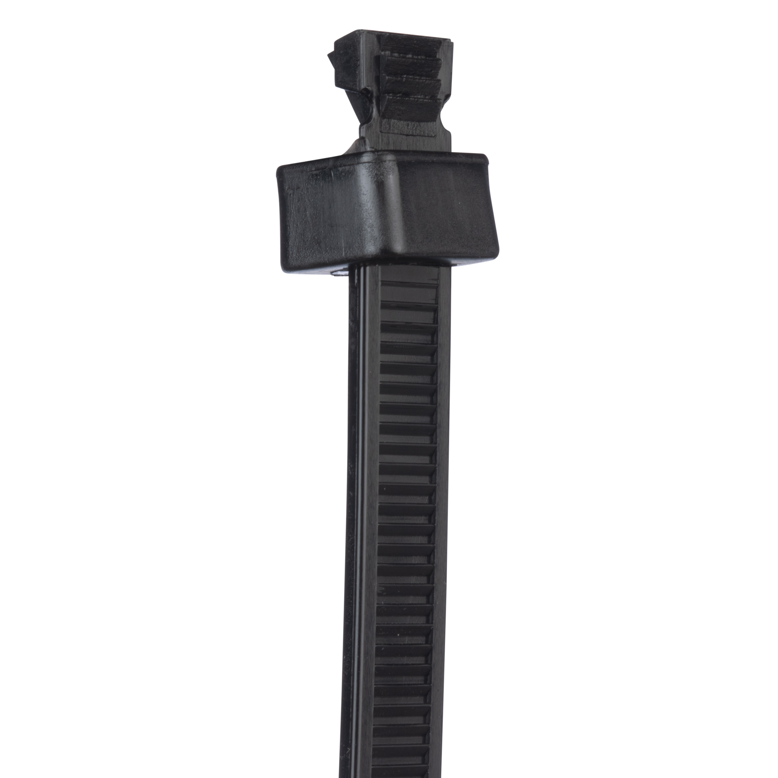 Kablo Bağı, 2 Parçalı, 140L, 2.4W, Hava Koşullarına Dayanıklı Naylon 6.6, Siyah, 1000'lik Paket
