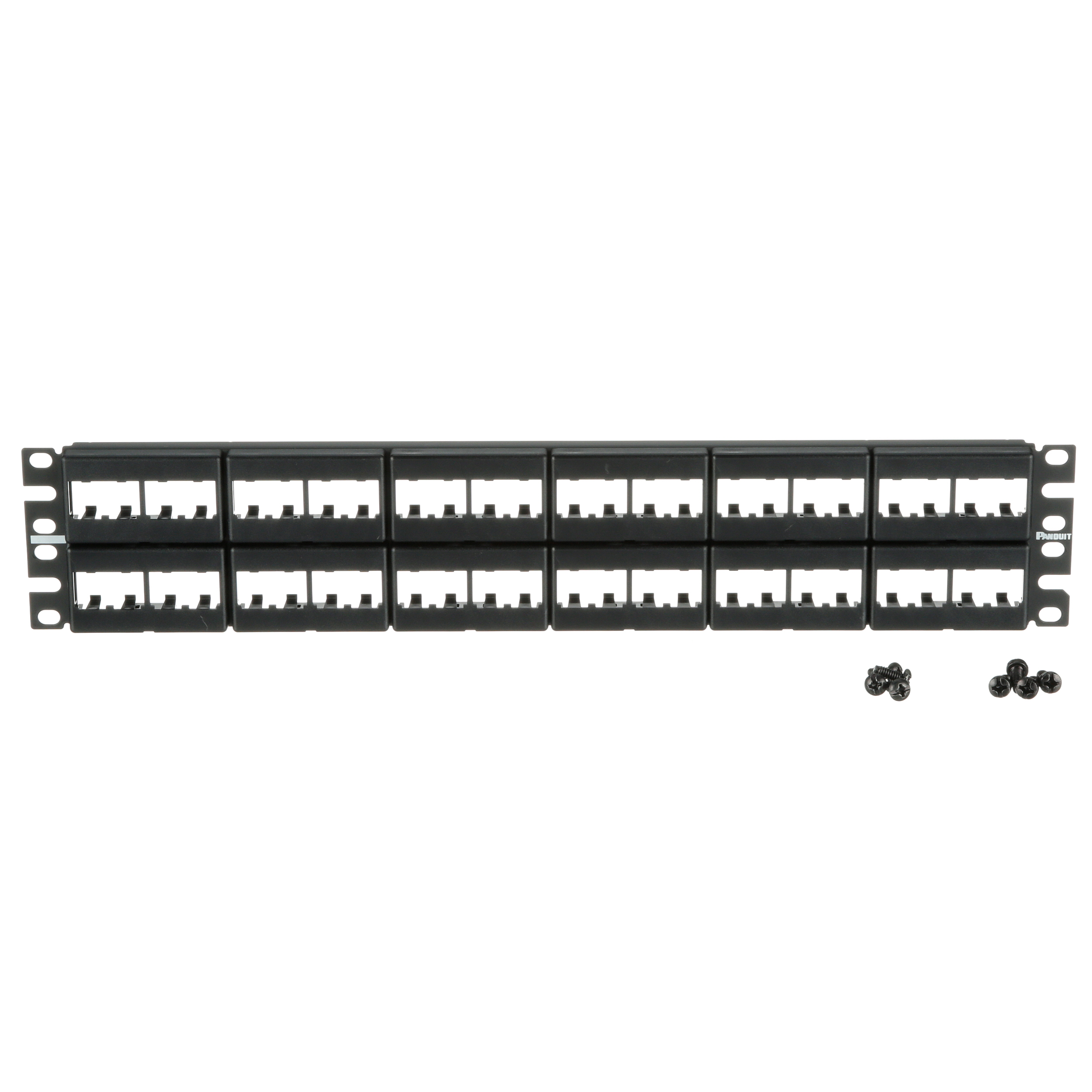 Mini-Com® Yama Paneli, 48 Port, 2 RU, BL