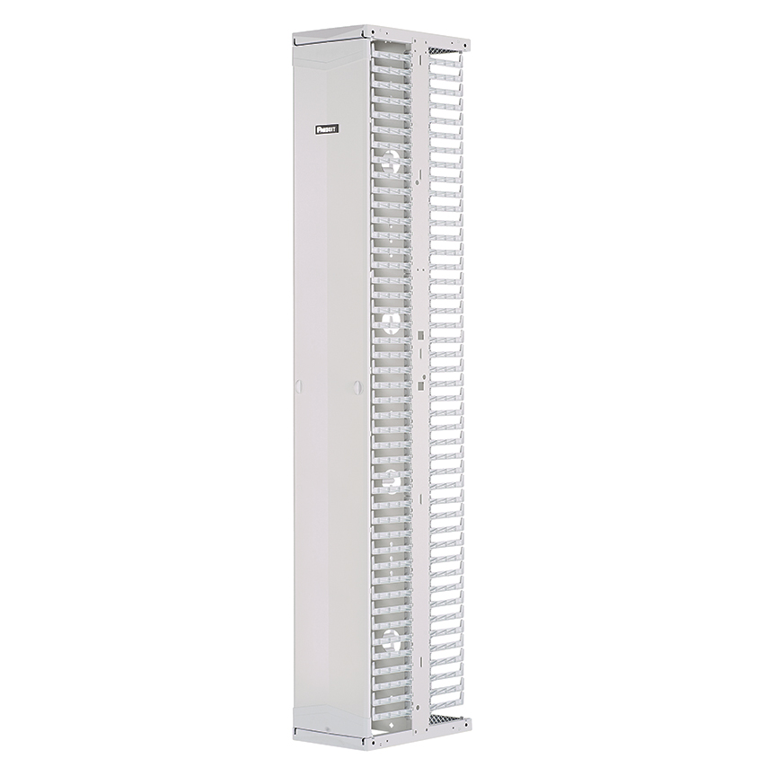 PR2V Dikey Çift Taraf Açılır Kasa, 1 Kapı, 52RU, 152 mm Genişlik, Beyaz