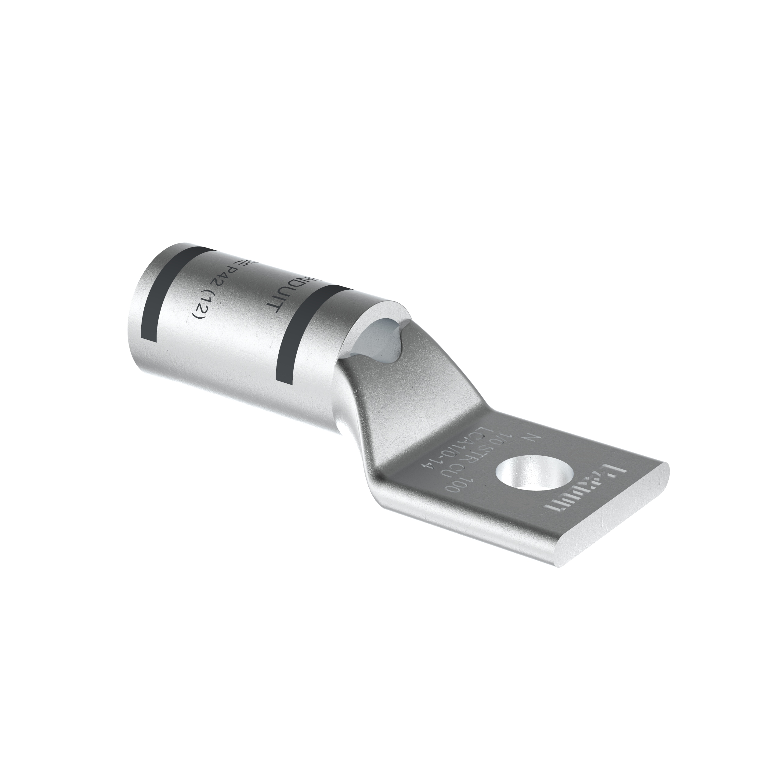 Kablo Demeti Bağlantı Elemanı, 1/0, Kalay Kaplı Bakır, Yıldız, Tek 6.4mm Somun, 10'lu Paket