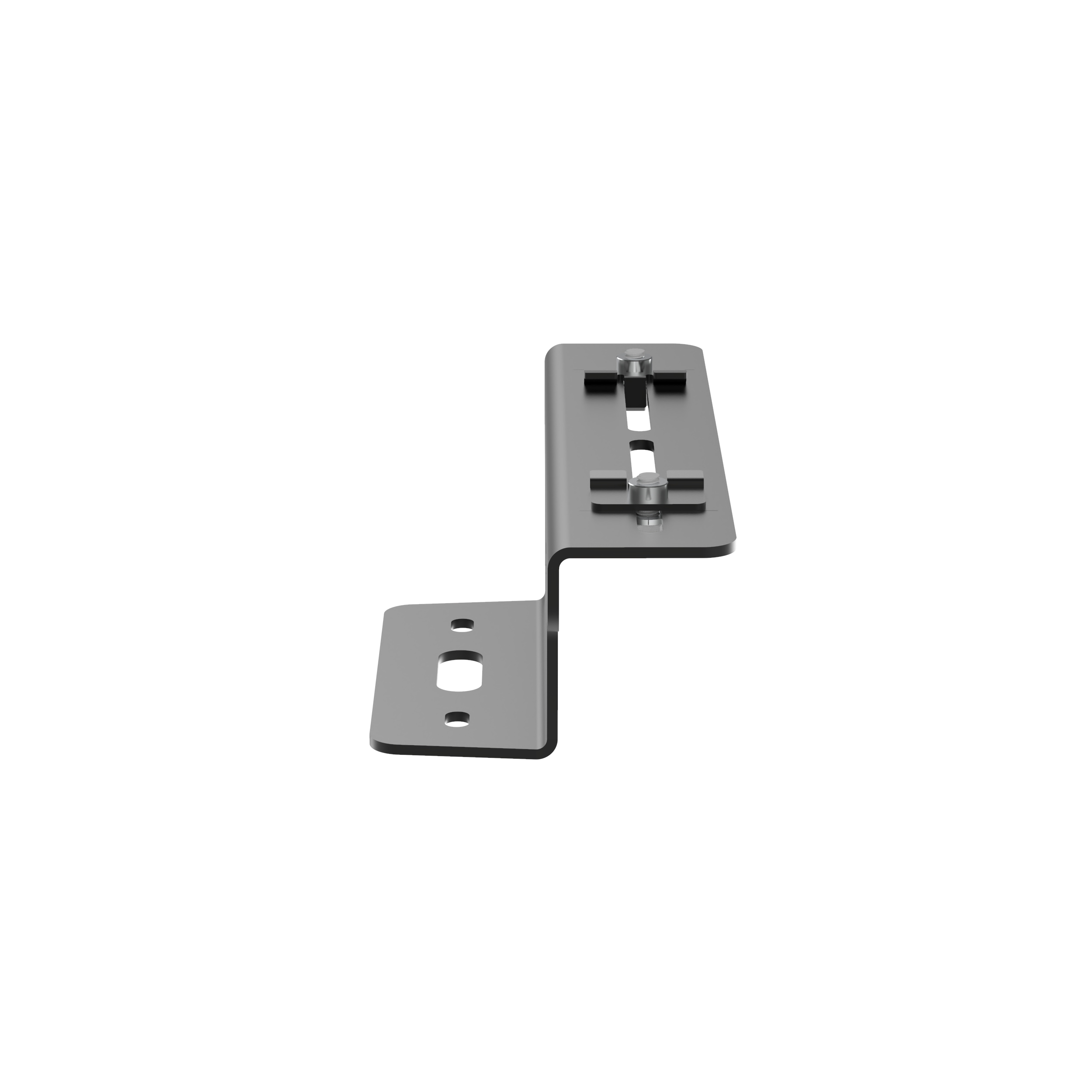 6x4 ve 4x4 Sistemleri için, 12mm Dişli Çubuklu Braket Destek, Siyah