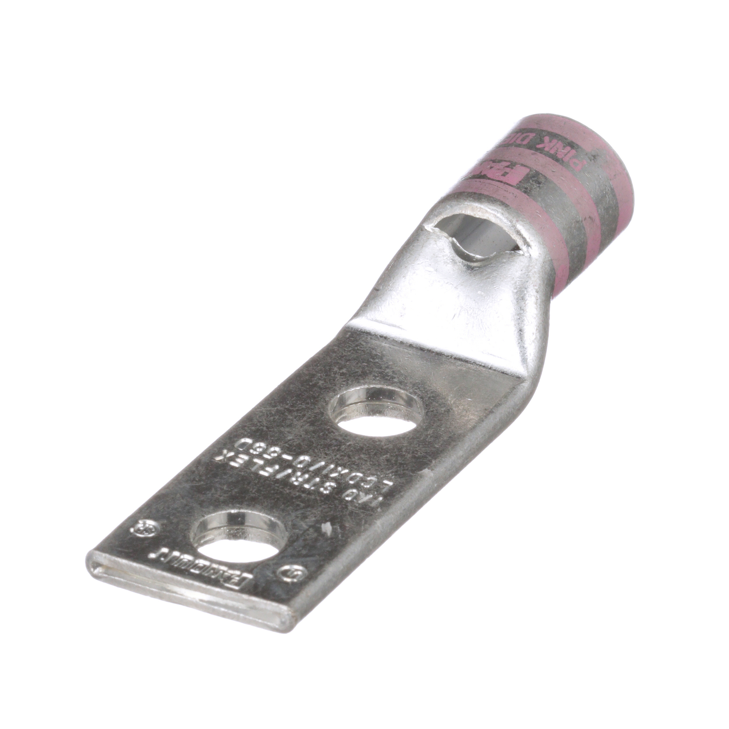 CuLugF,2Hole,1/0AWG,5/16,1PKG10"