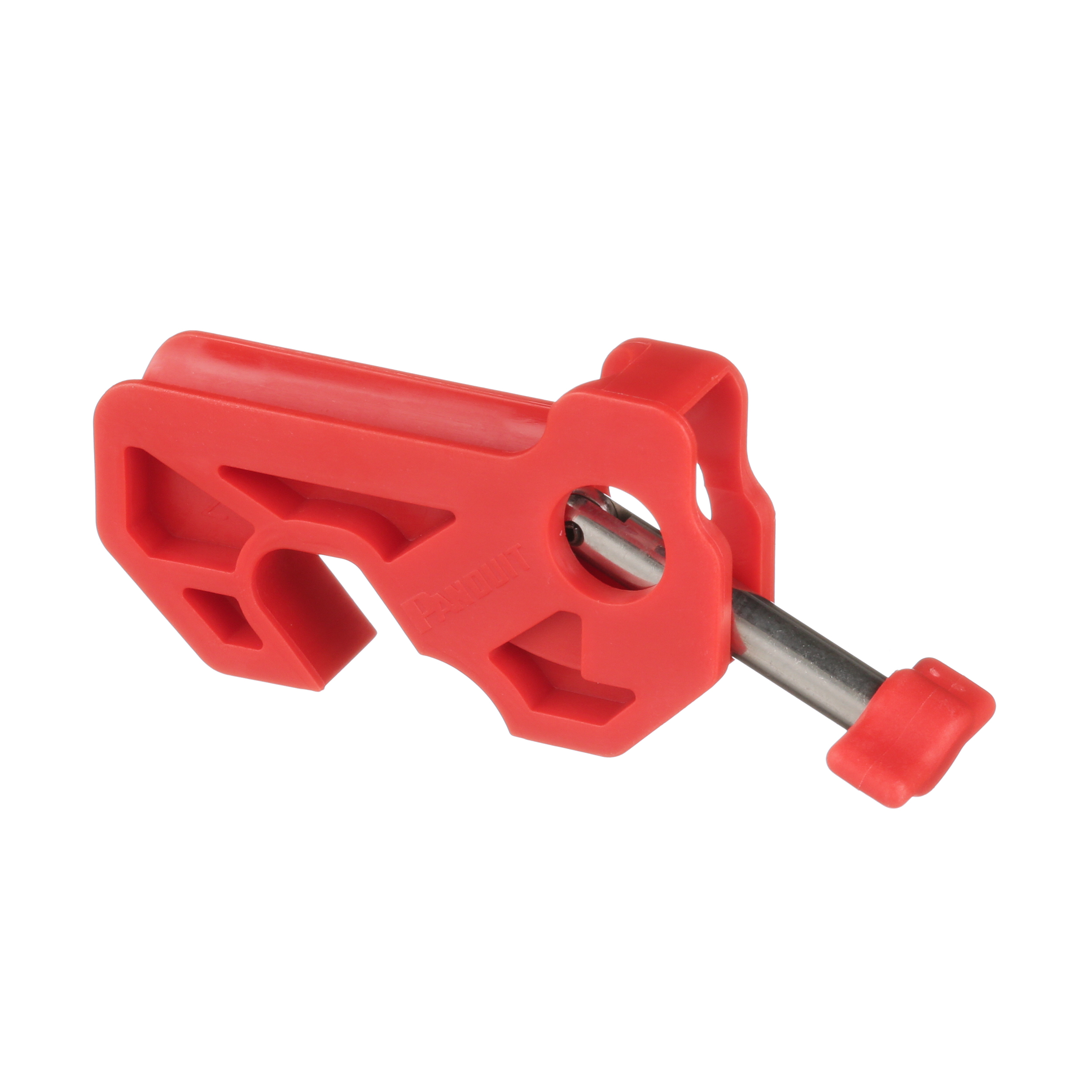 Devre Kesici Kilitleme, alet gerektirmez, Naylon, Kırmızı, 10.1x48.2mm, 1'li Paket