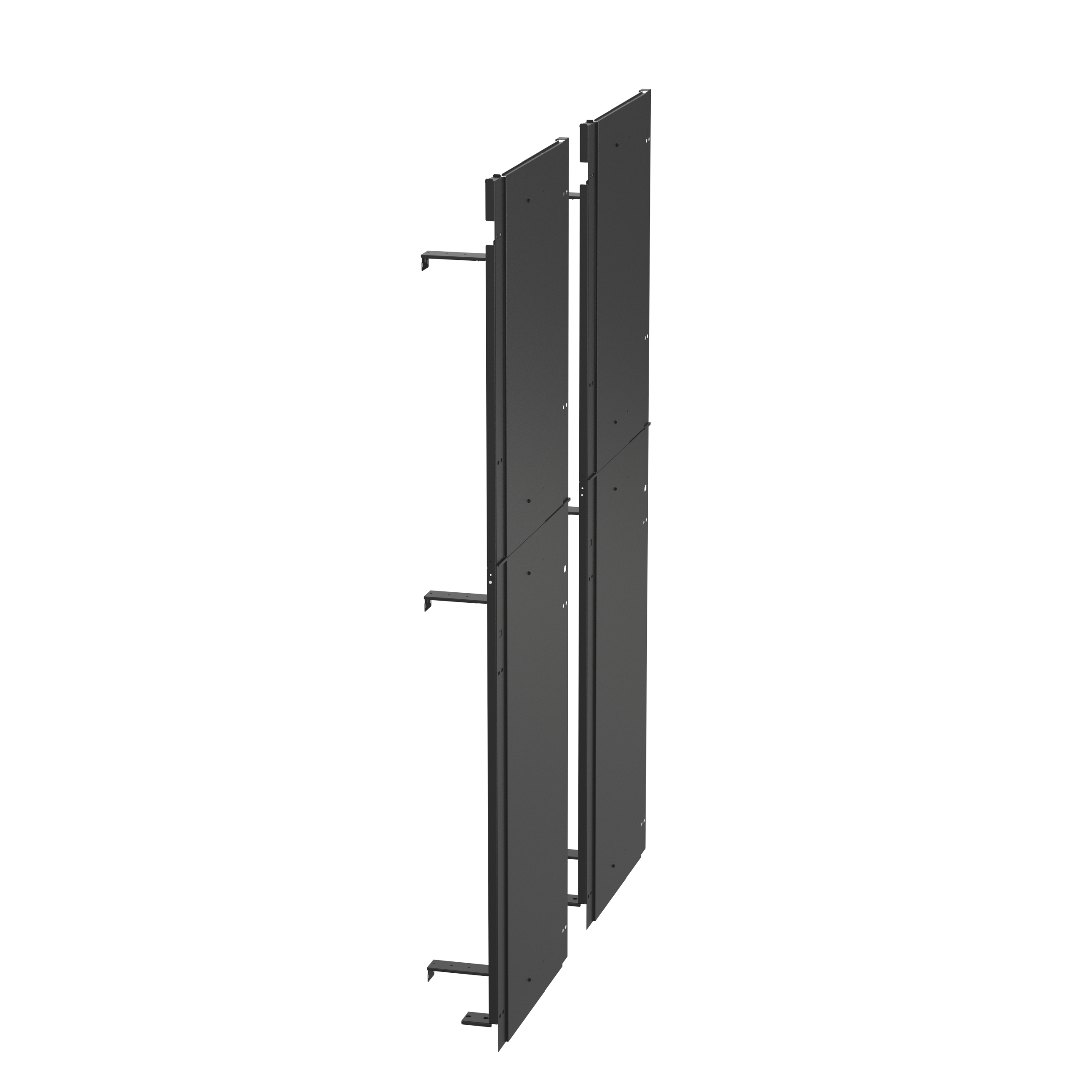 Ayarlanabilir Uç Panel Seti, 52RU, 30" ila 36", Siyah