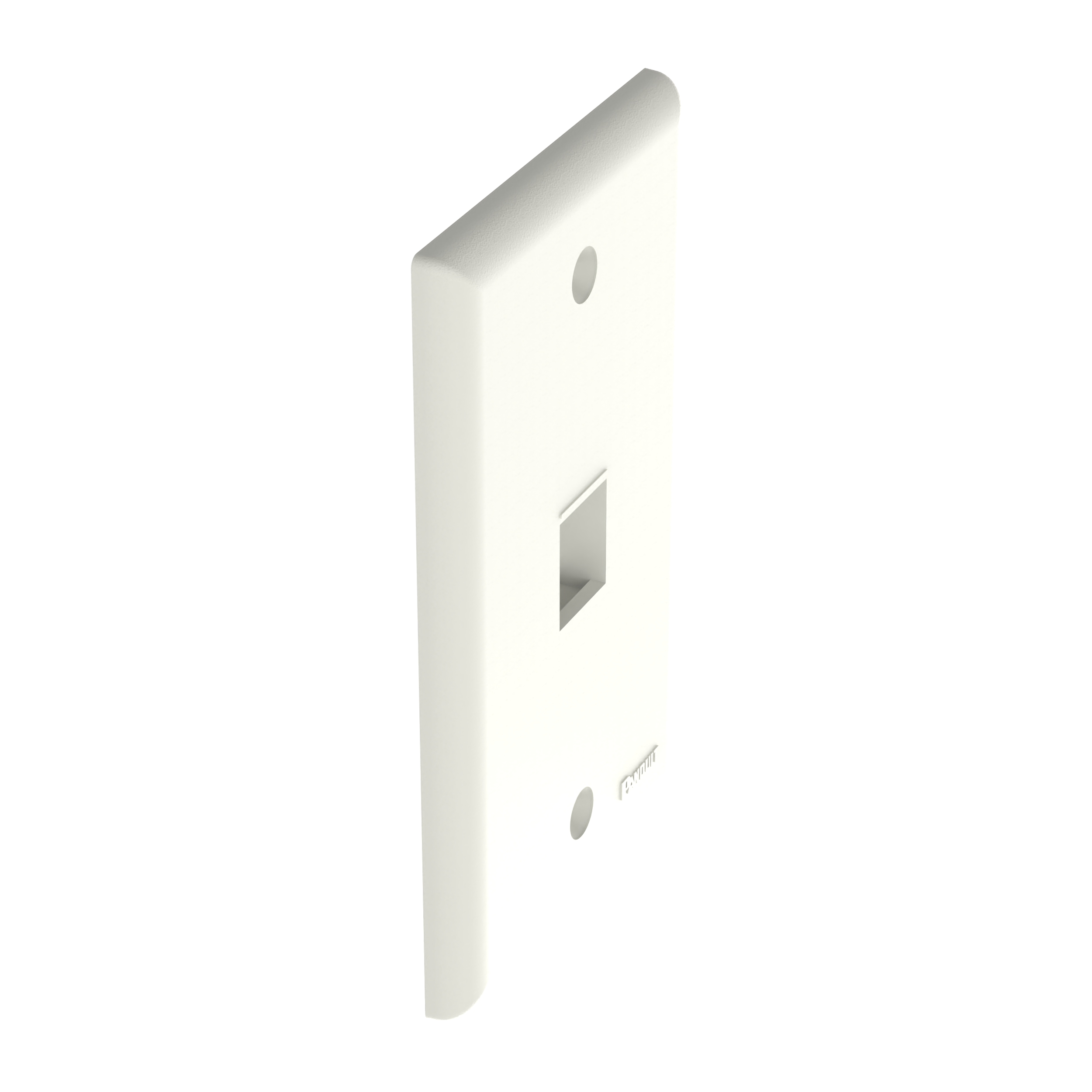 NetKey® Yüz Levhası, 1 Port, Krem Beyazı