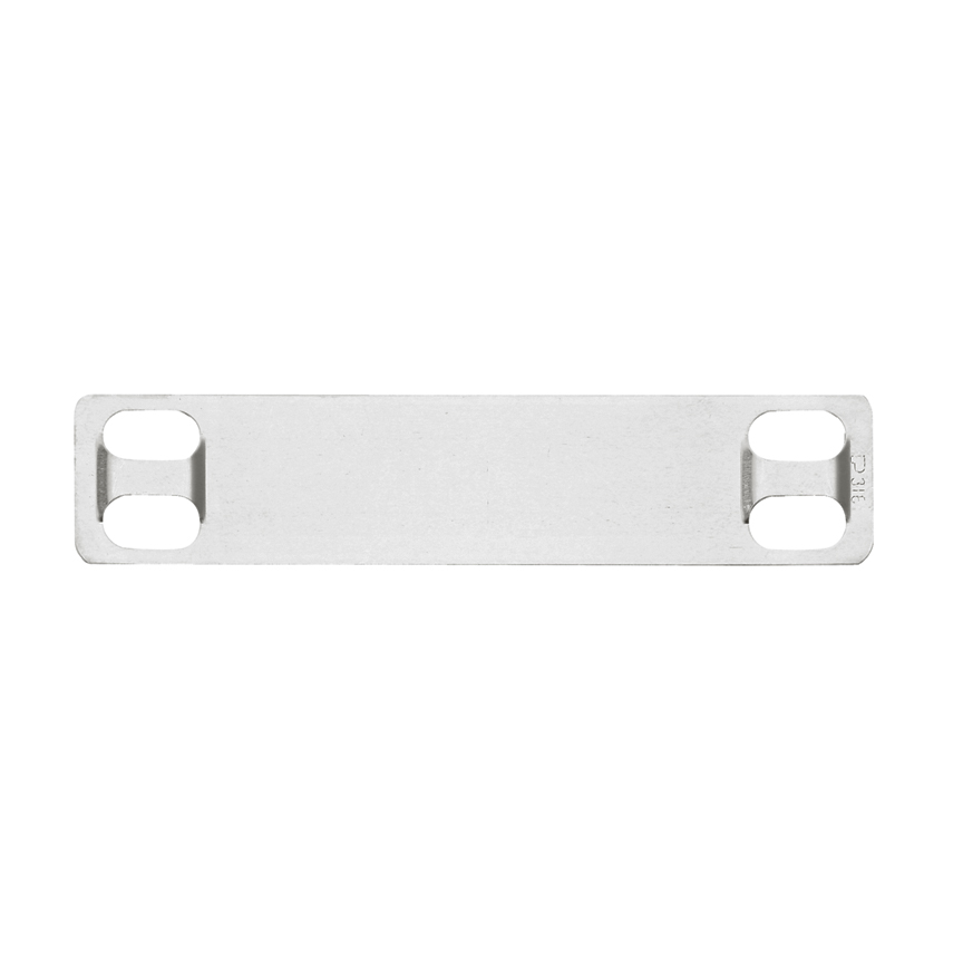 Etiket ve Rozet Plakası, 304 Paslanmaz Çelik, Doğal, 88.9x19.1mm, 1000'lik Paket