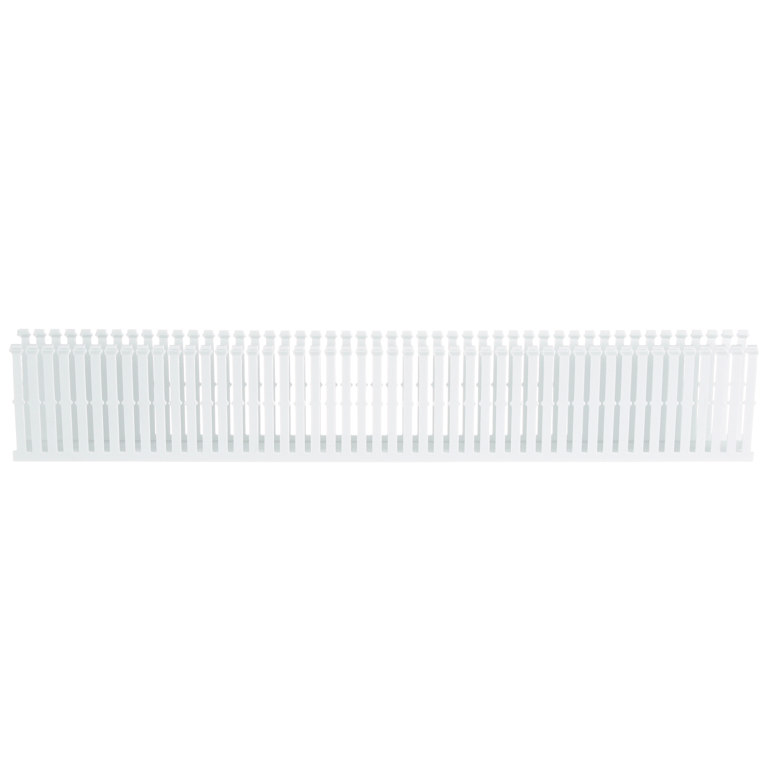 Narrow Slotted Duct, PVC, 1.5 X 4 X 6'