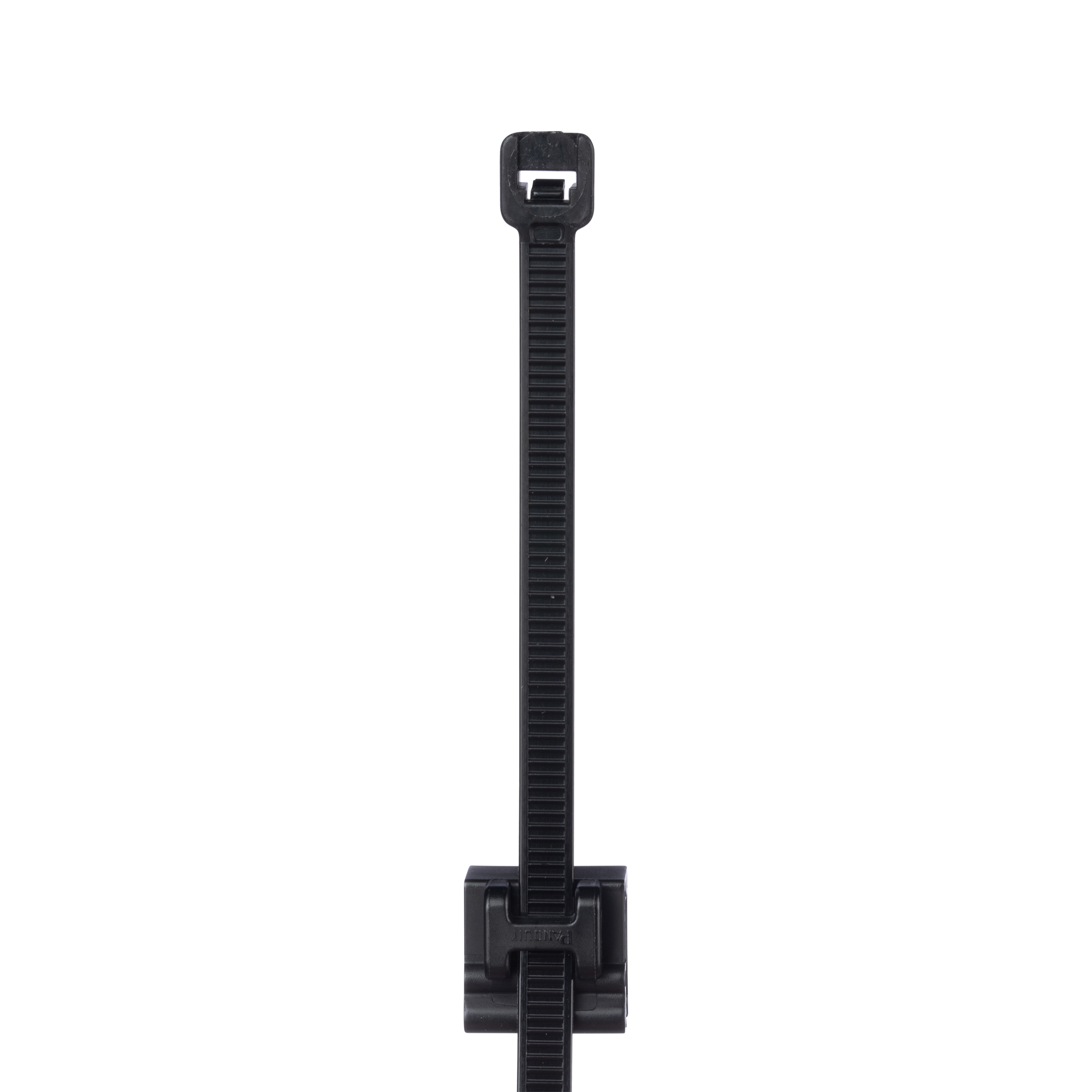 Kenar Klipsi/Kablo Bağı (yan), Siyah, Yüksek Isı/UV PA6.6, 0.7-3mm, 0°, 500'lü Paket