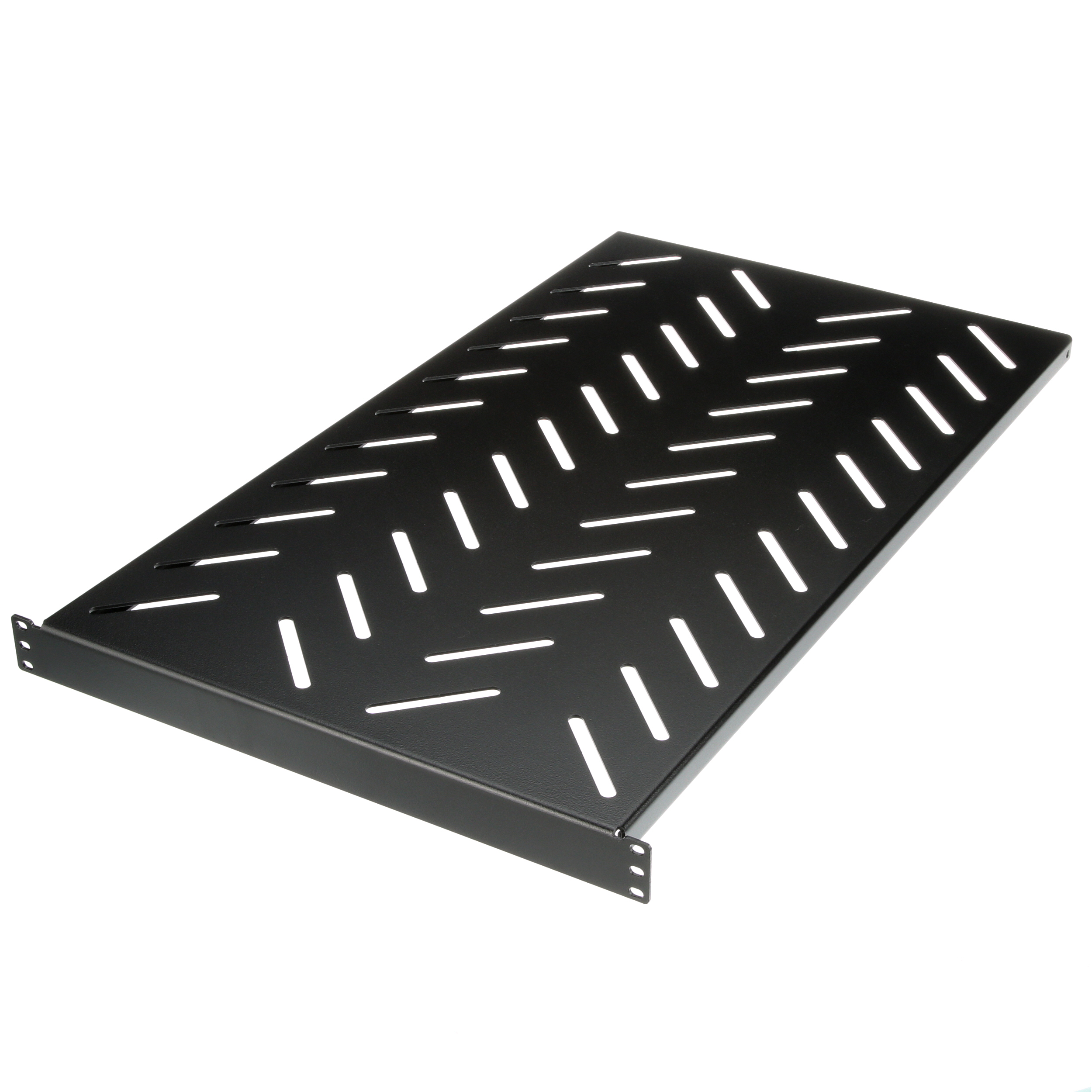 4-Post™ Raf Çekmecesi, 1 RU, Çelik, Siyah, 30.5" Derinlik