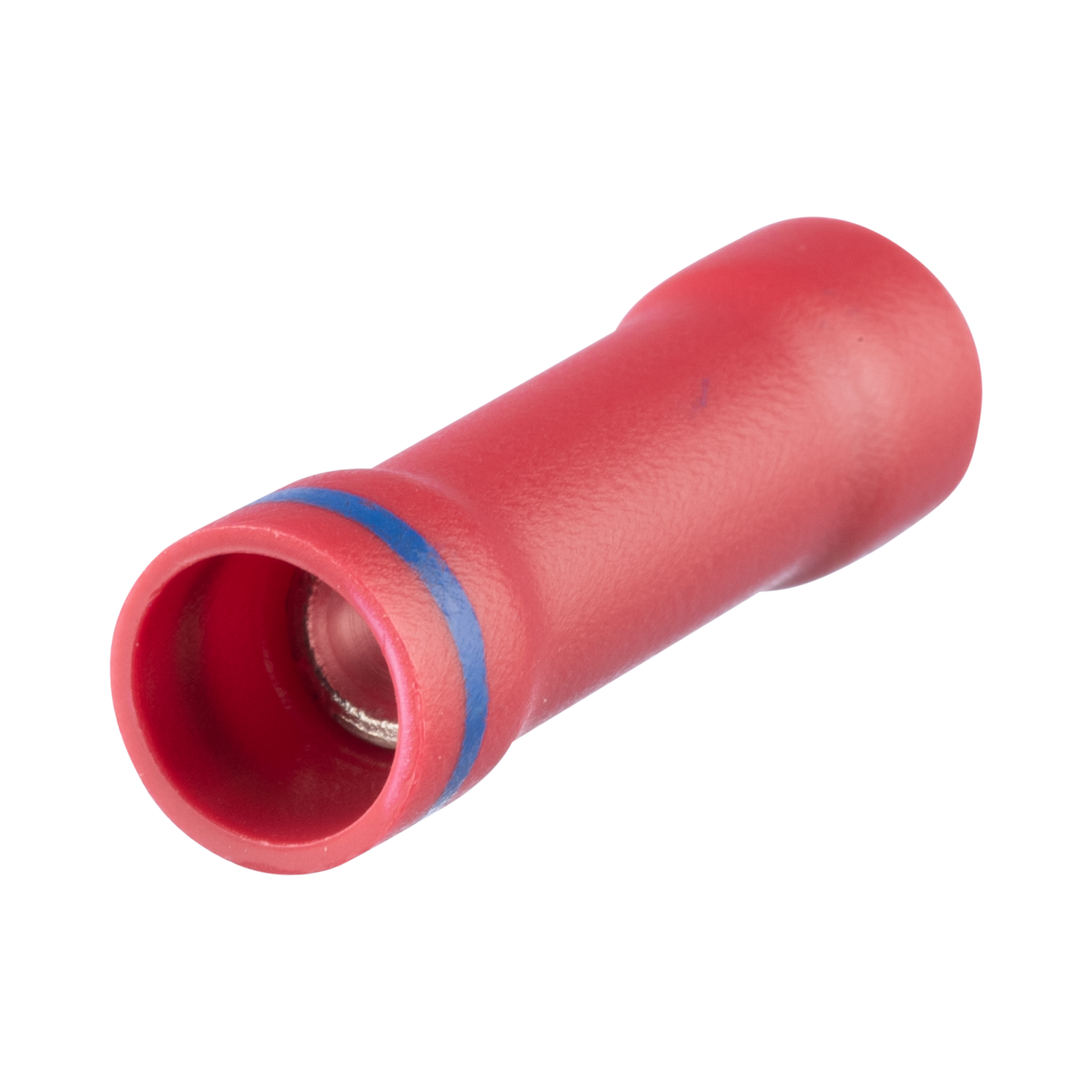 Aşağıya Doğru Uç Kesme Bağlantısı, Kırmızı, Vinil, 35.8mm, 8- 1.5mm², 25'li Paket