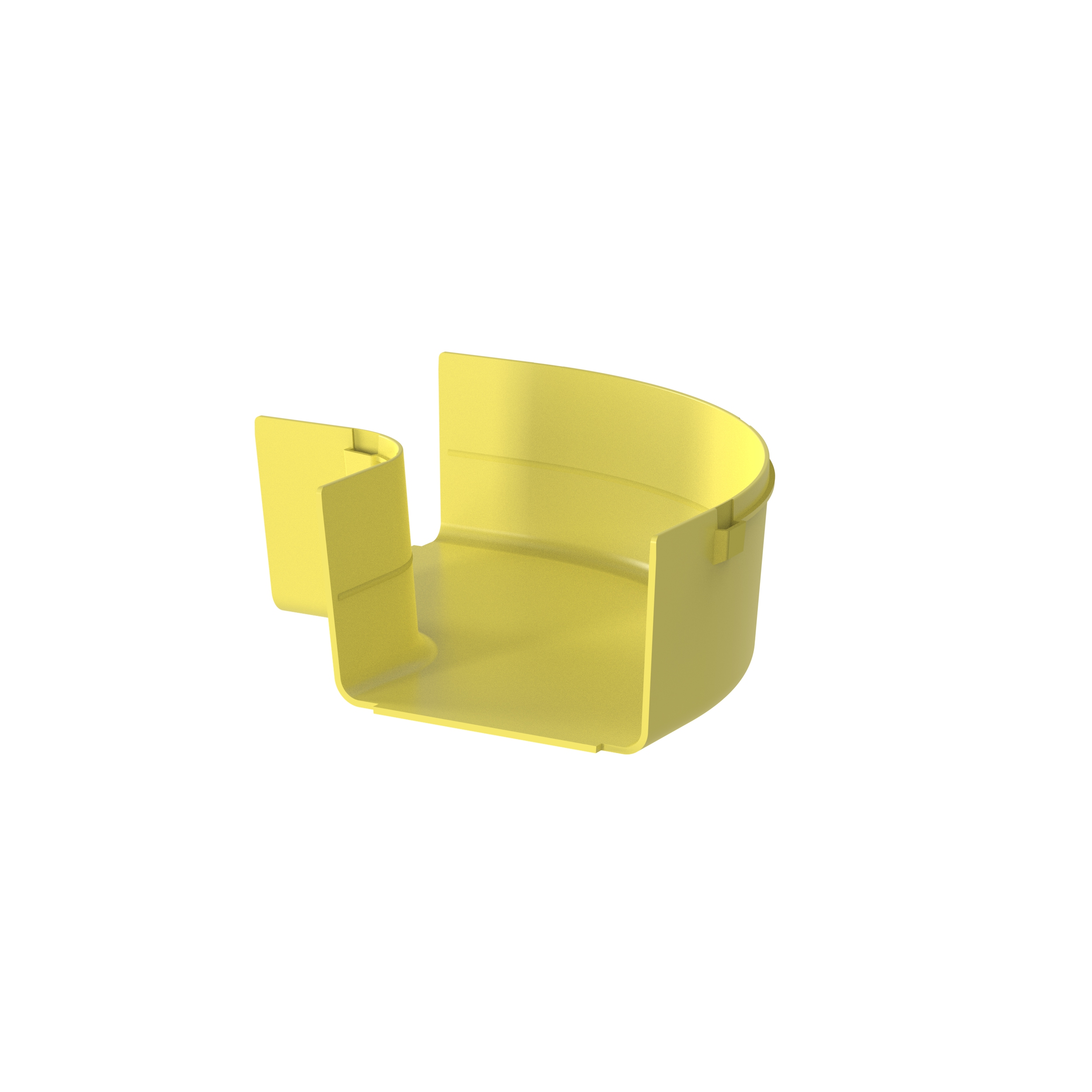 FiberRunner® Yatay Dik Açılı, 90°, 6x4, Sarı