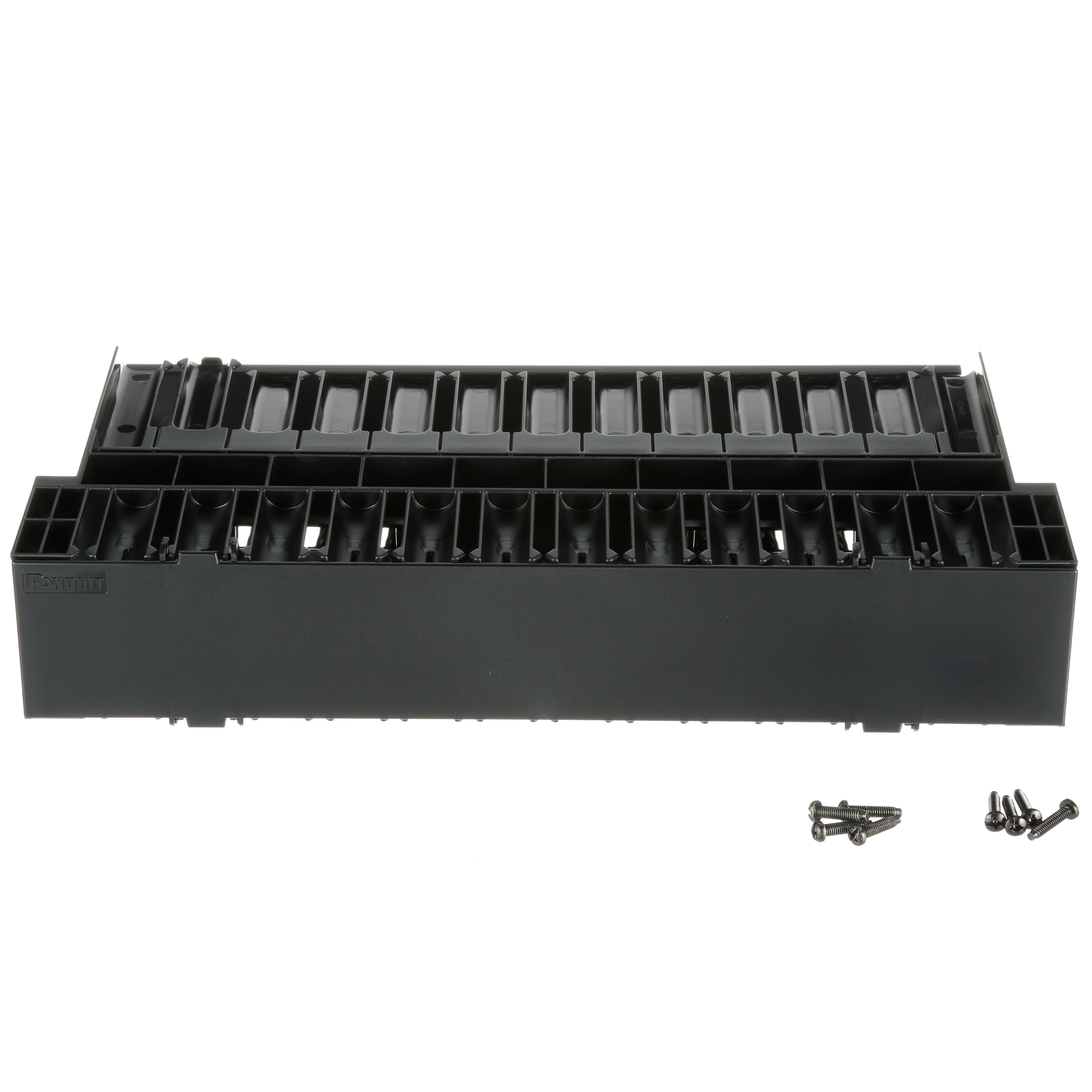 Horizontal Dual Sided Manager, 2RU, 9.7 in. Depth