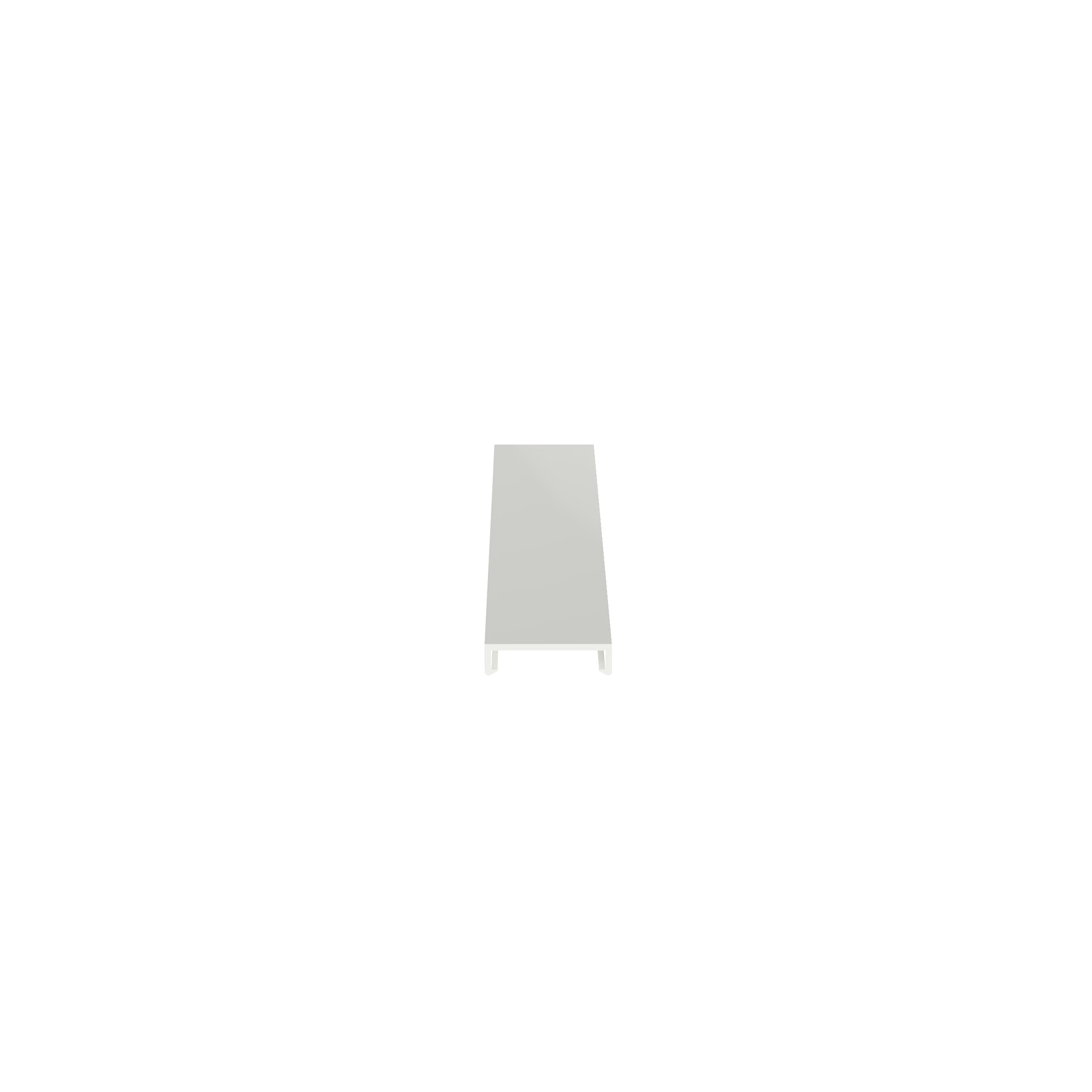 Düz Kapak, Beyaz, PVC, 6.1x23.9mm