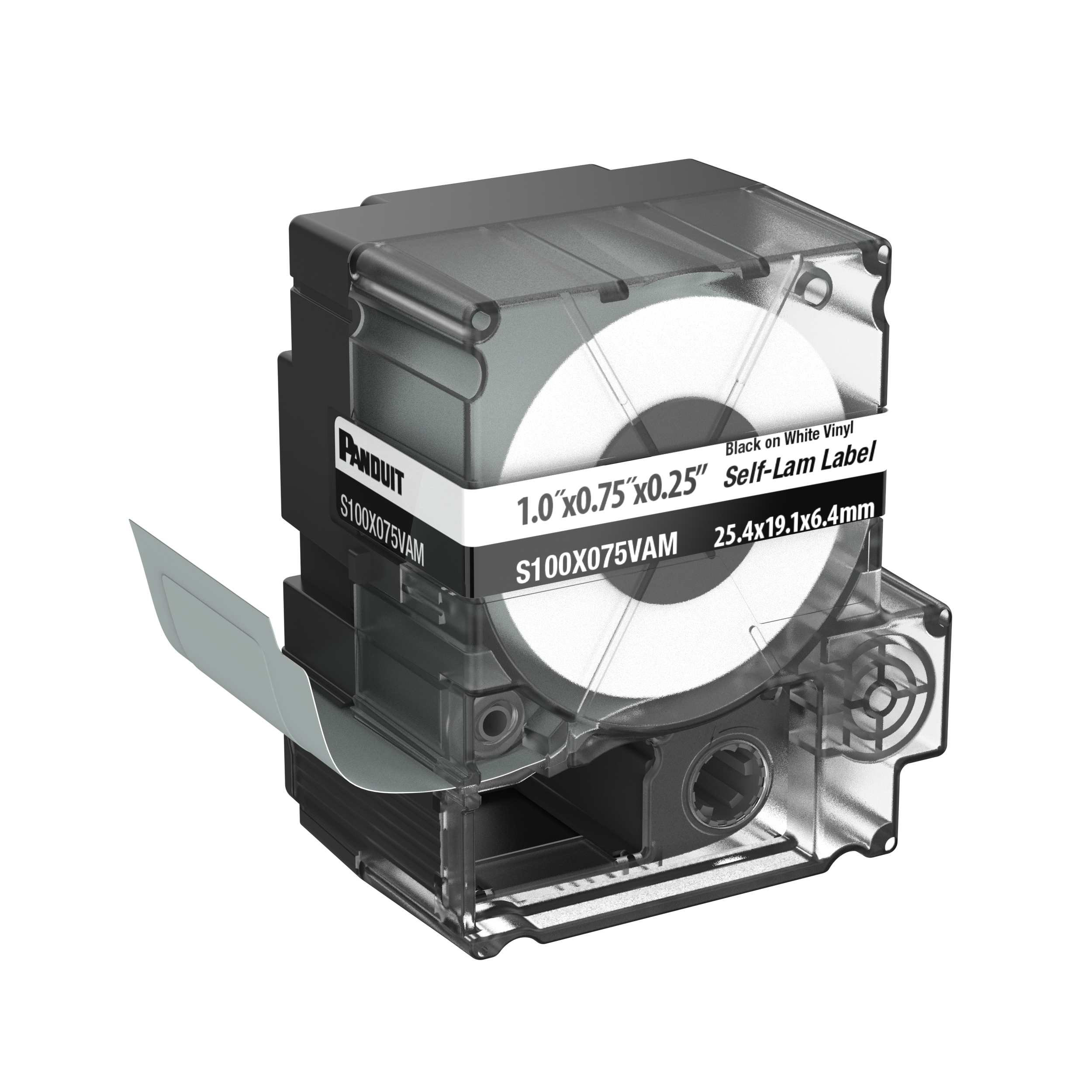 MP Yazıcı Kendiliğinden Lamineli Etiket, Vinil, Beyaz, 25.4x19.1mm, 6.4mmPOH