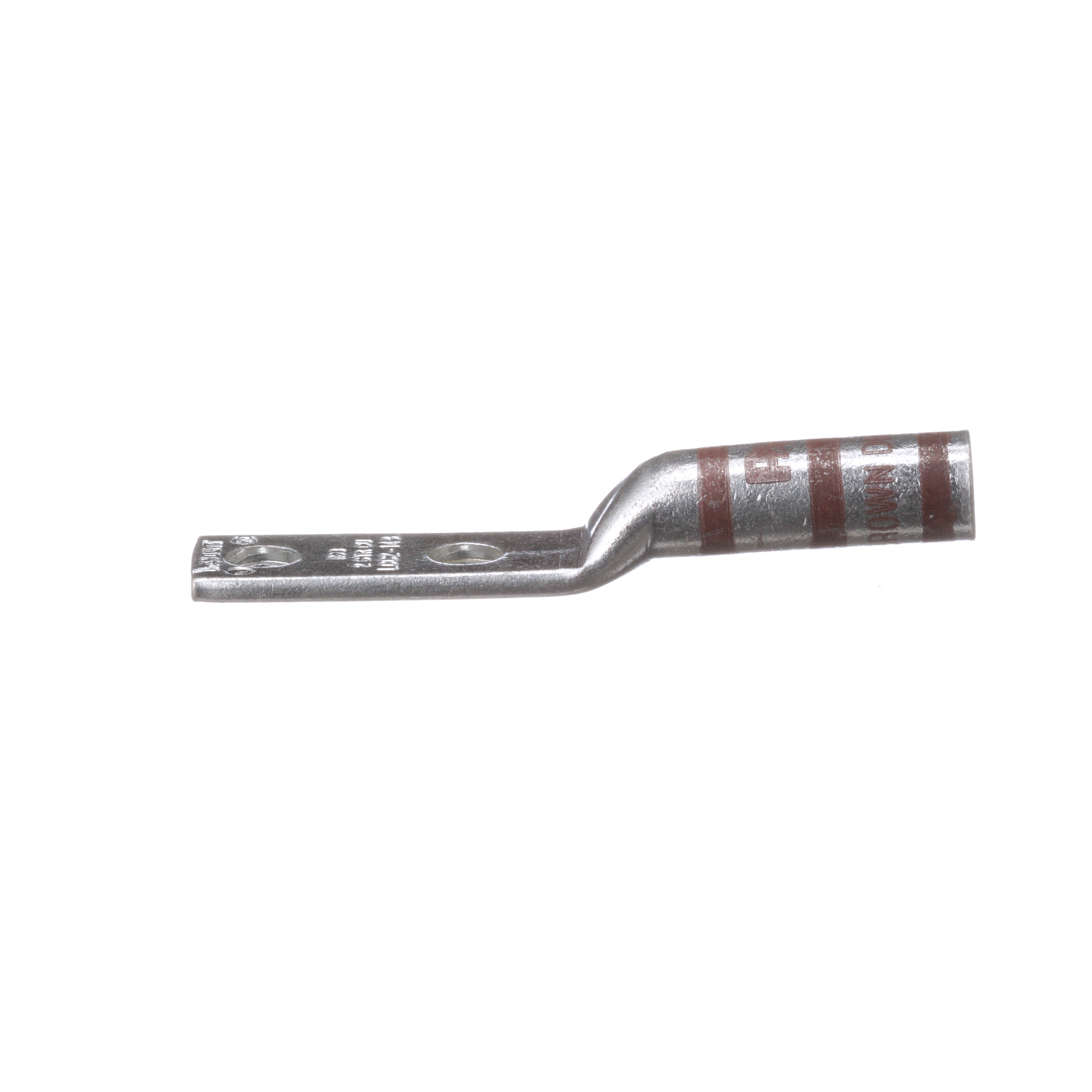 Bağlantı Muhafaza, Kalay Kaplı Bakır, Düz, İki 6.4mm Somun, 25'li Paket