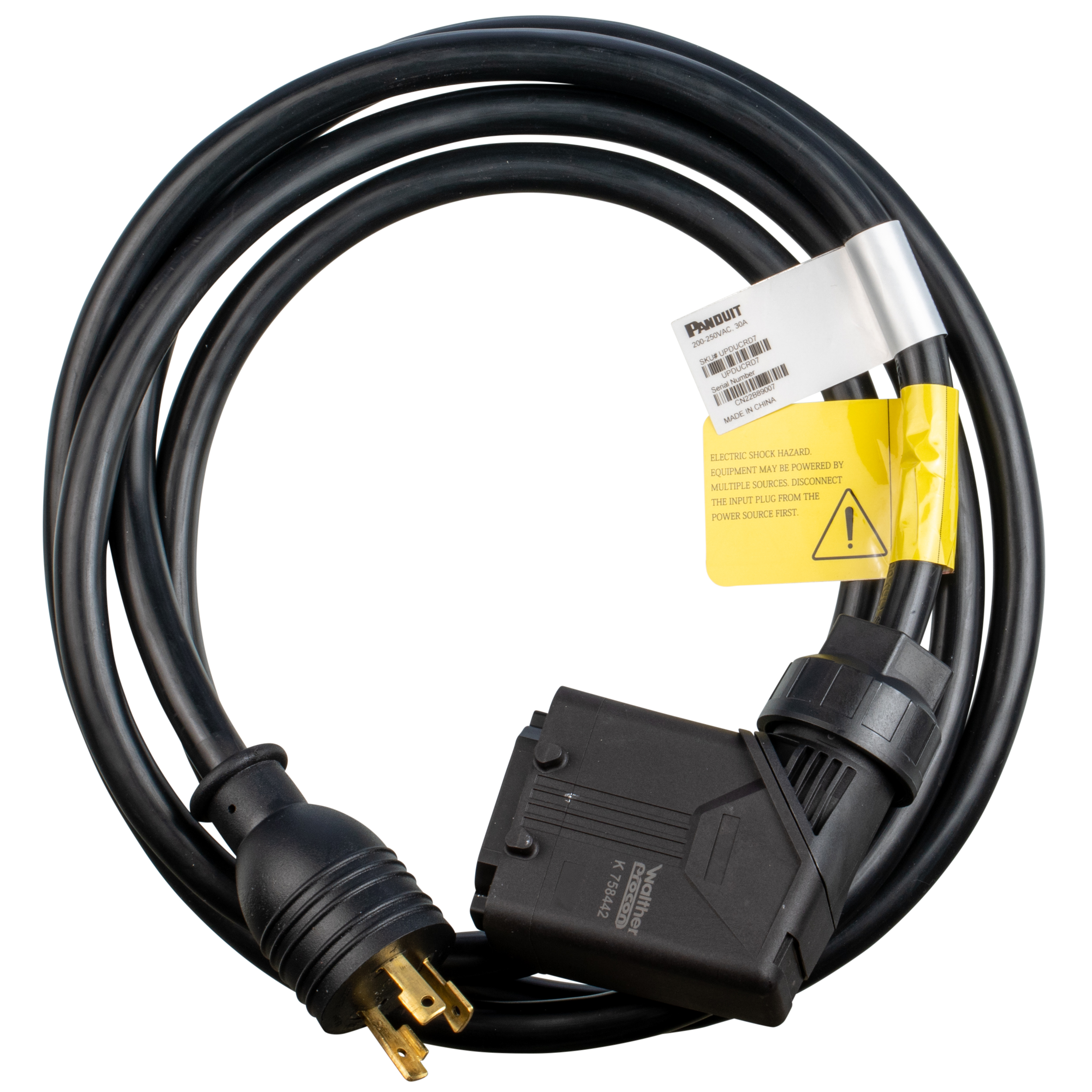 UPDU'ya L6-30P 30A, KORDON SETİ, 3M (10FT)