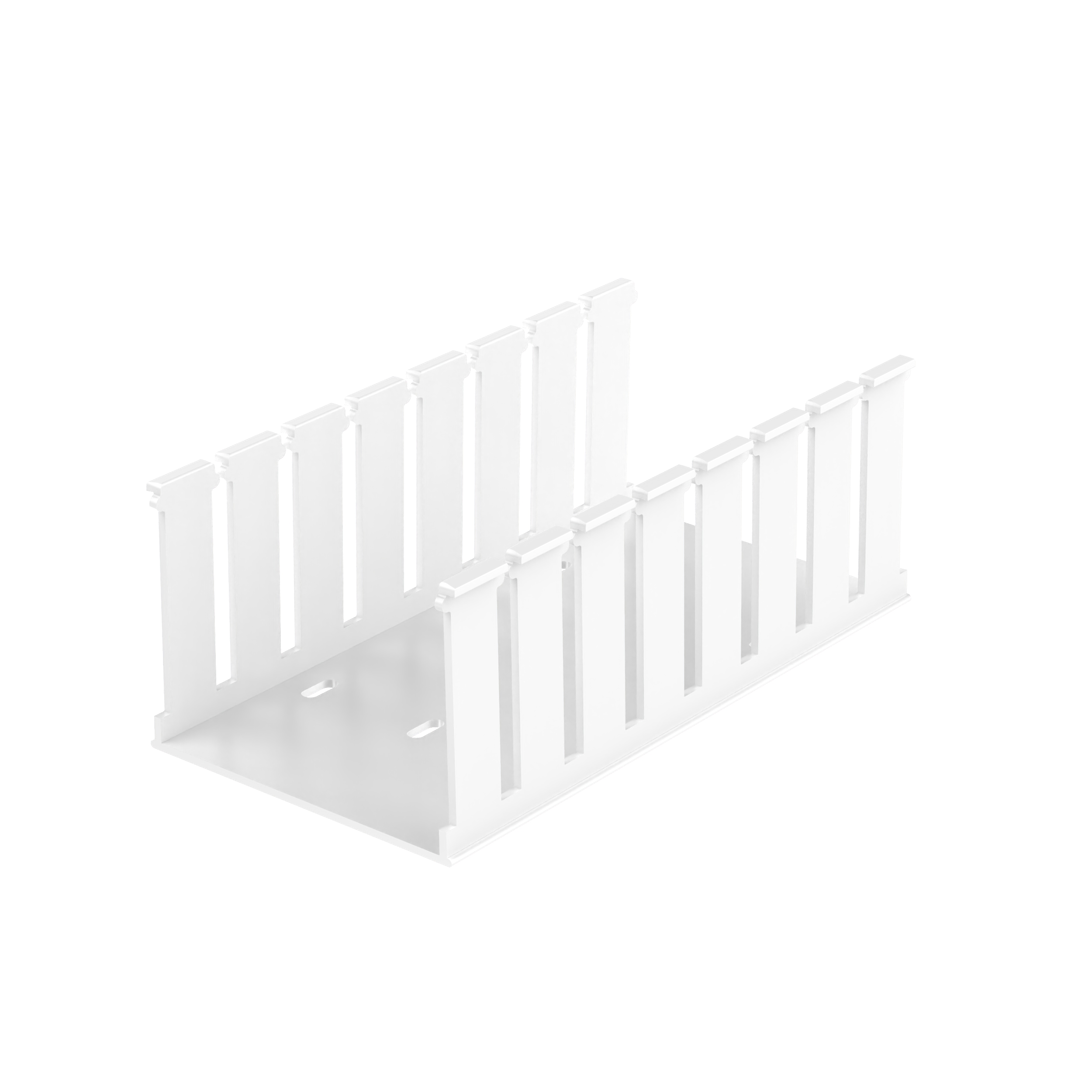 Wide Slot Duct, White, Hal-Free PPO, 105.2x77.7mm,PK6