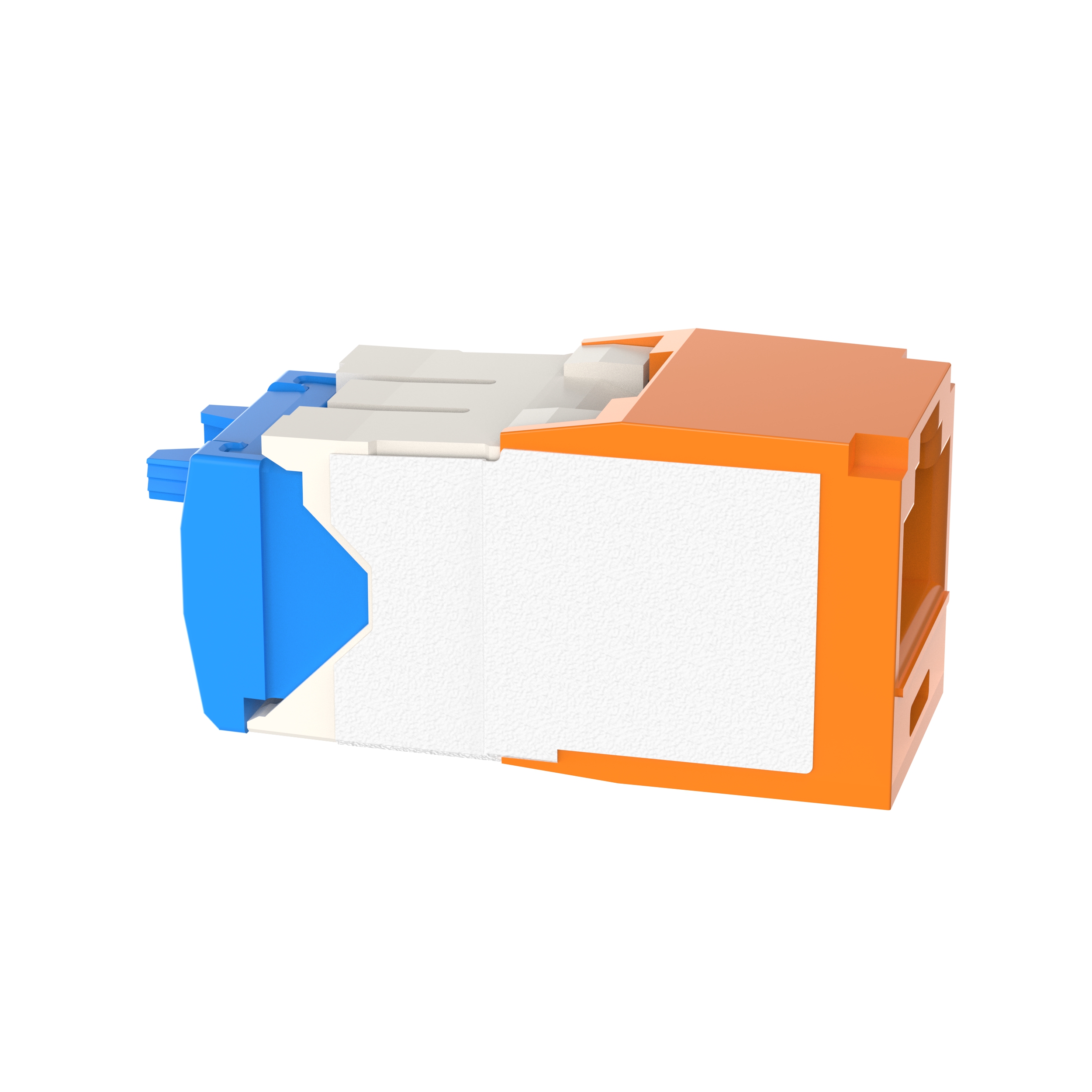 Mini-Com® UTP RJ45 Cat 6A TG Jack Modülü, Turuncu