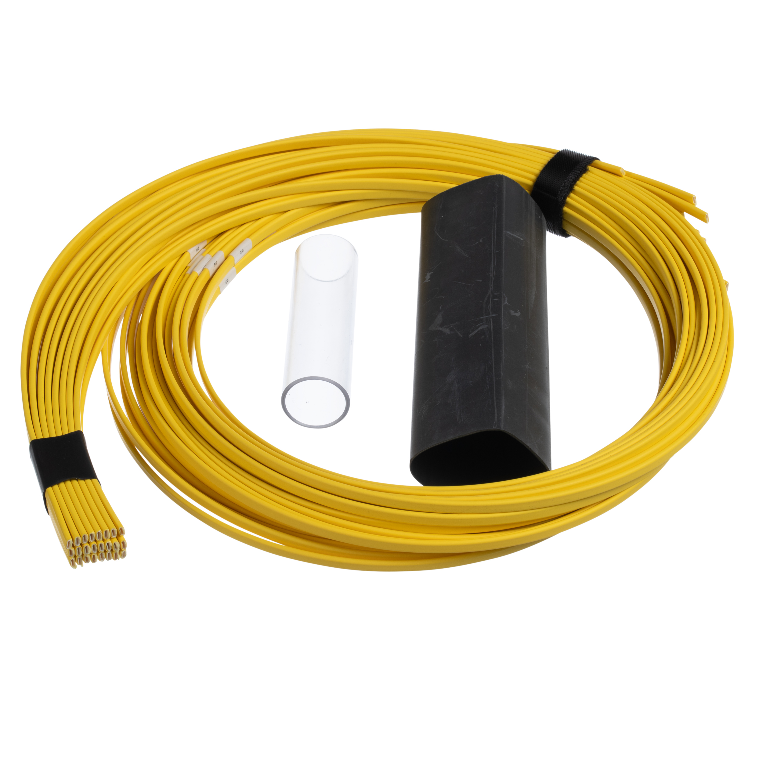 Fiber Optik Ayrım Seti, Düz, 432-fiber, tek modlu, 1 metre