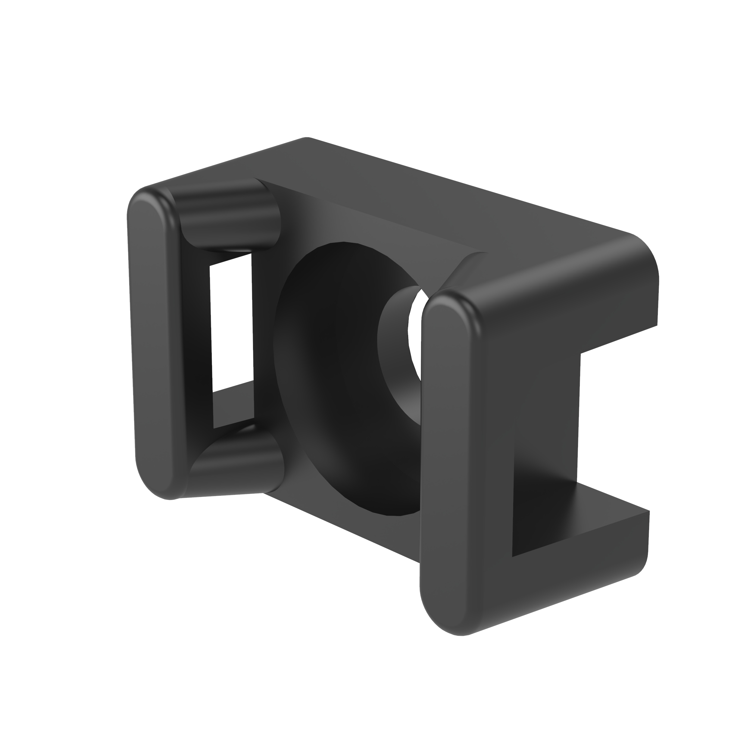 Kablo Bağı Montajı, Siyah, UV PA 6.6, 16x10.7mm, M4 Vida, 1000'lik Paket
