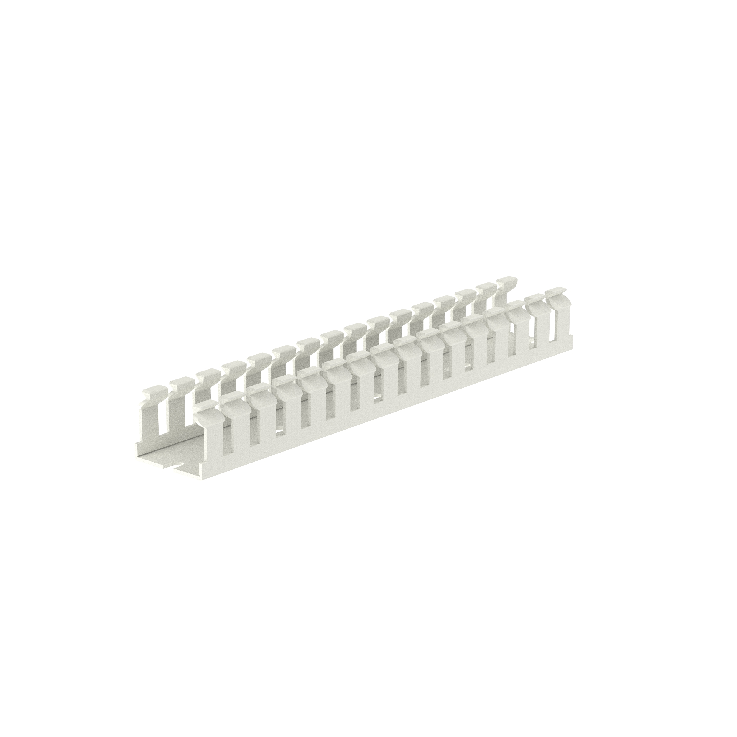 Narrow Slotted Duct, PVC, 1 X 1 X 6'