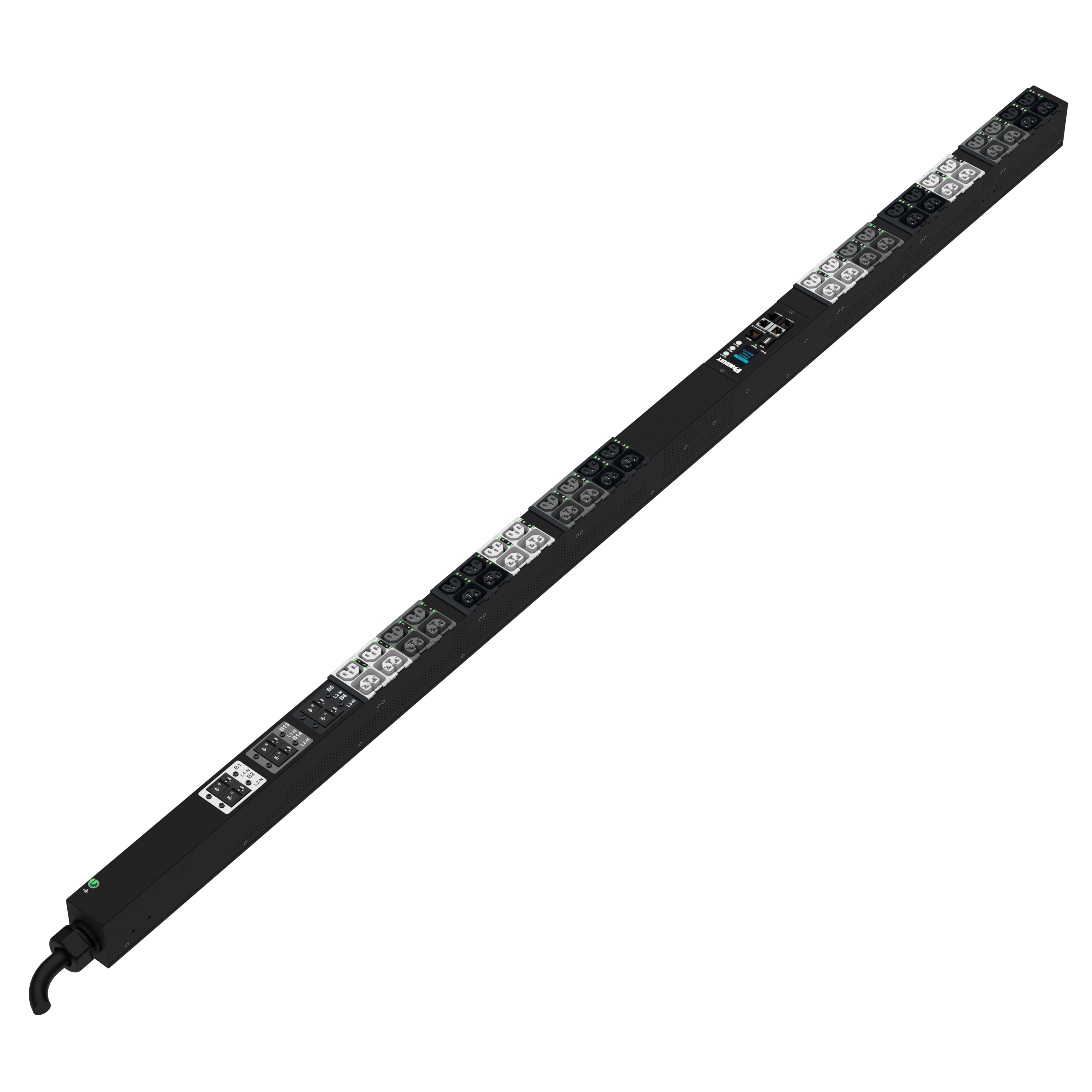 G6 MS Güç Dağıtım Birimi, 32A/30A, (24)C13/C15, (24)C13/15/C19/C21, IEC 60309 3P+N+E 6h