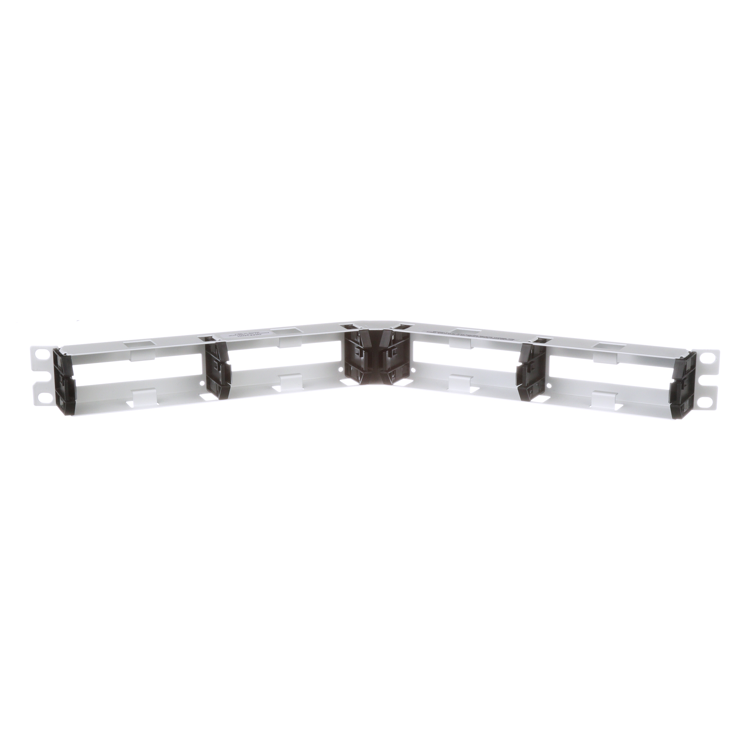 QuickNet™ Patch Panel, Dik Açılı, 24 Port, 1 RU, Beyaz