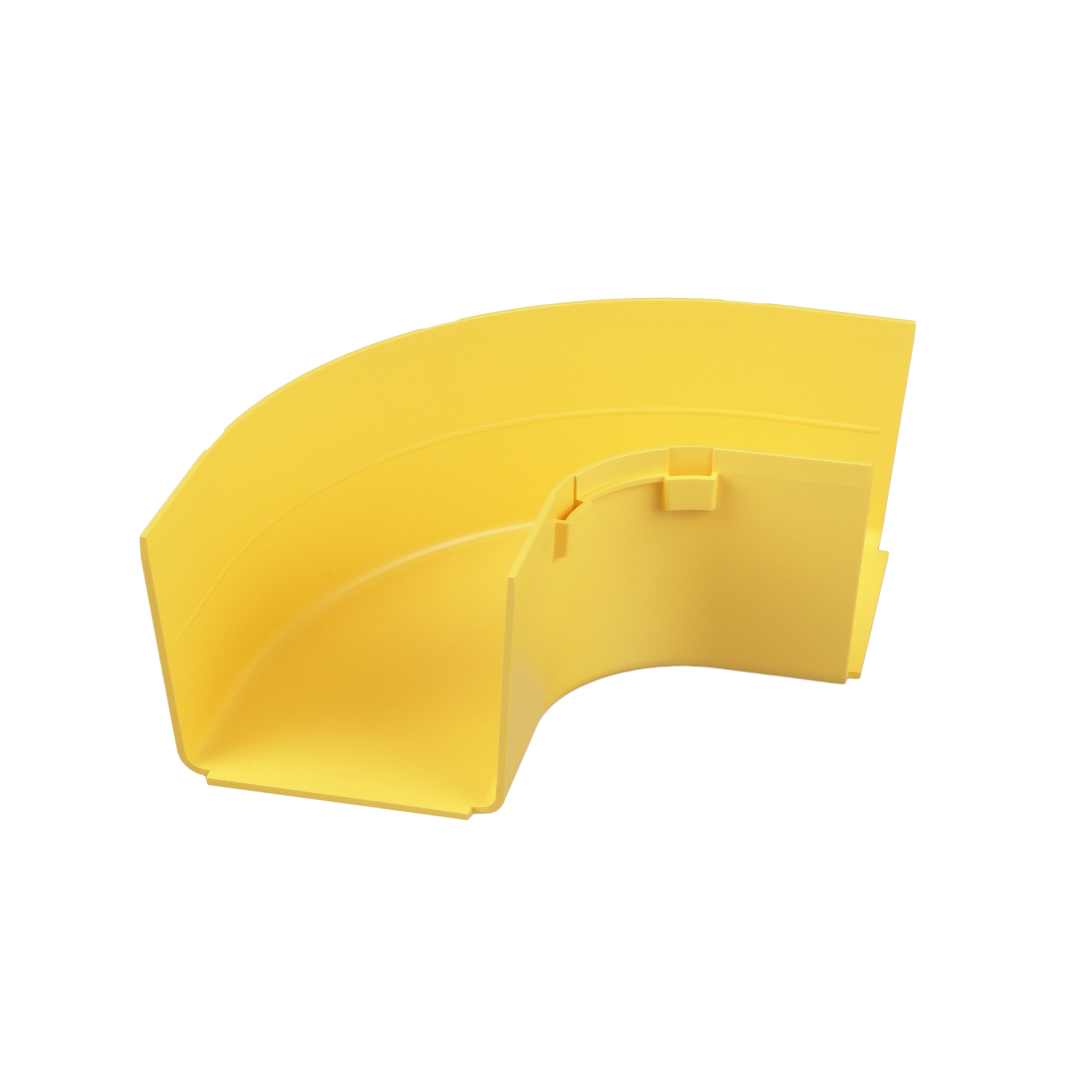 FiberRunner® Horizontal Right-Angle, 90°, 4x4, Yellow