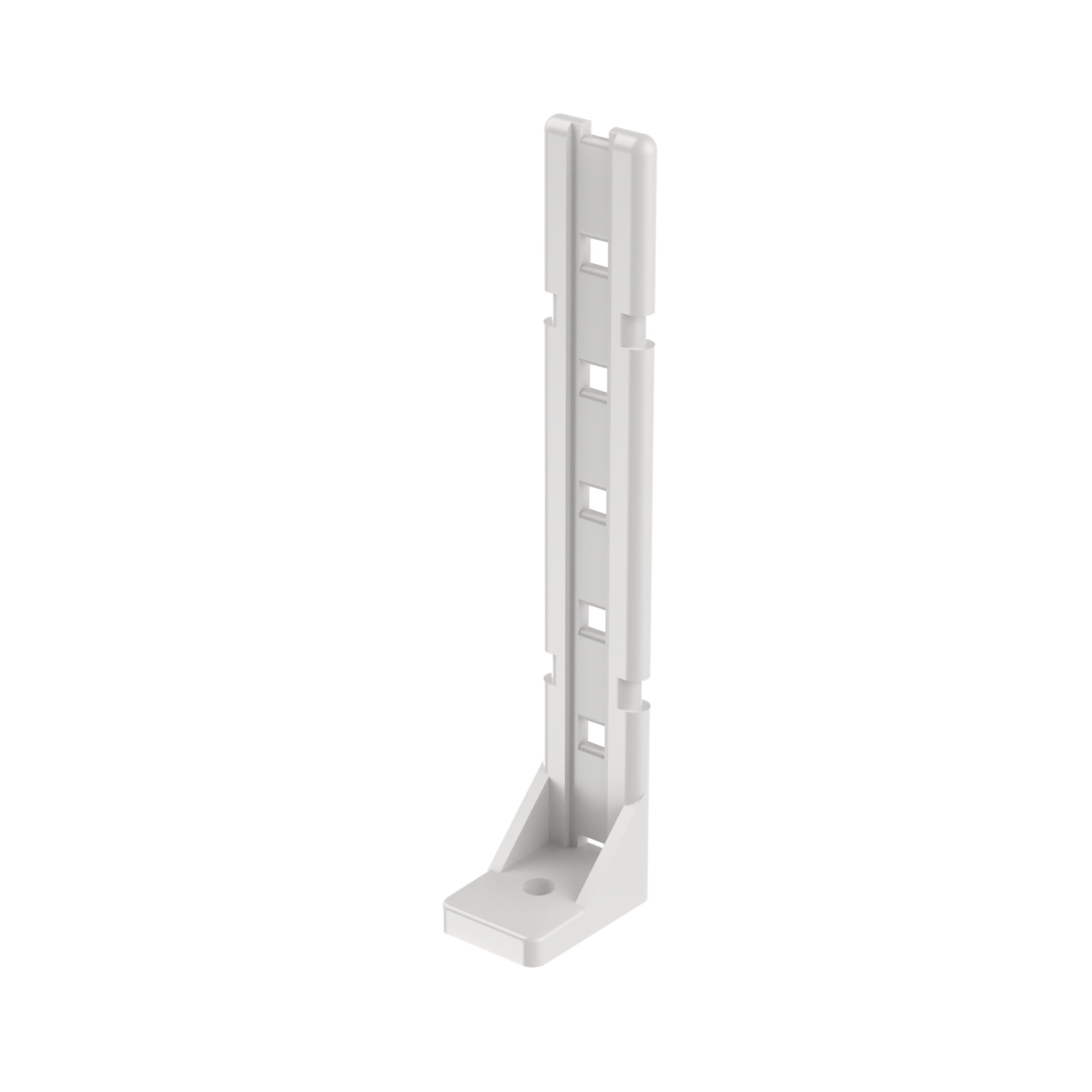 Arka Montaj Elemanı, Doğal, PA 6.6, 116.8x18.3mm, 5.7mm Vida Deliği, 100'lü Paket