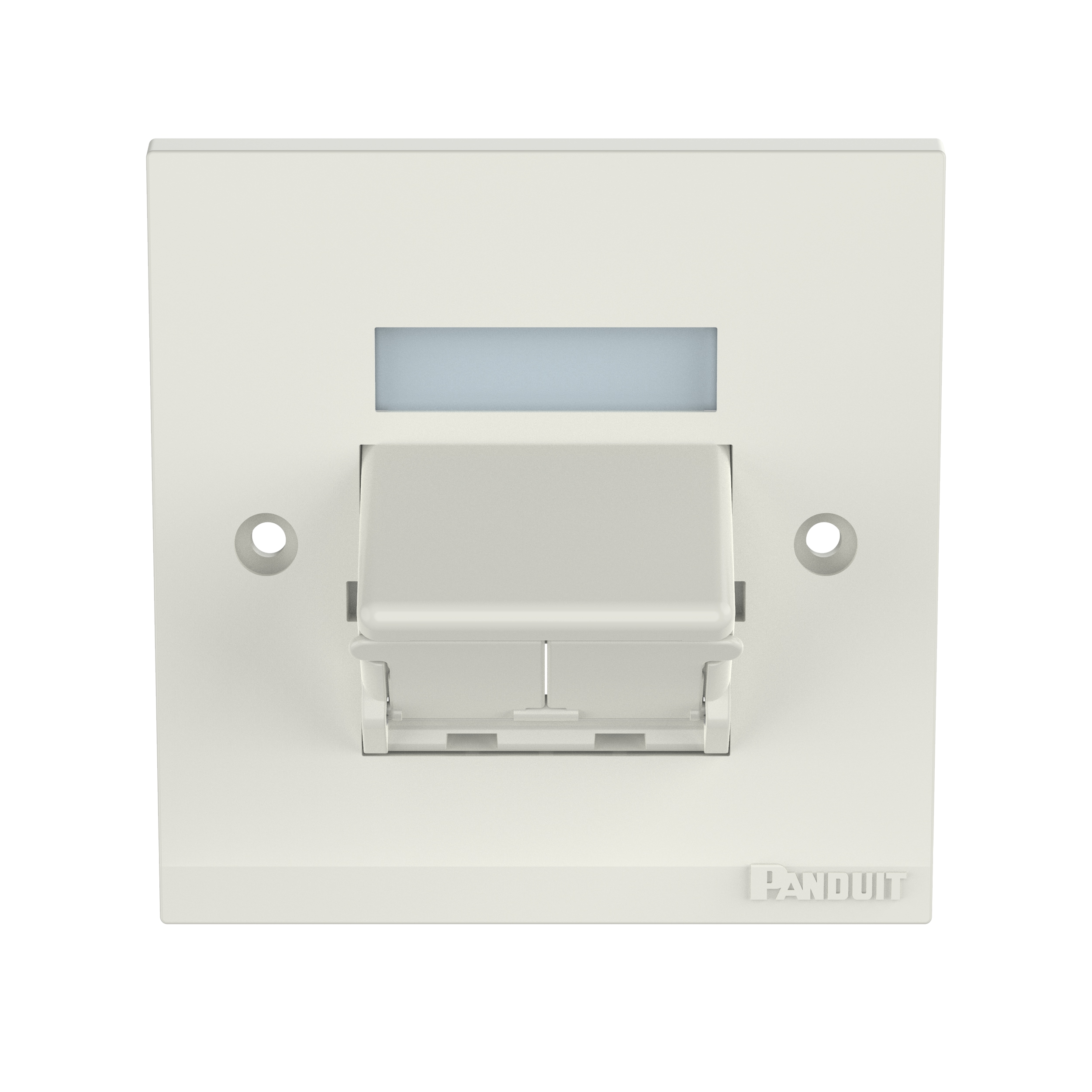 Mini-Com® Faceplate Frame, 2 Port, Off White