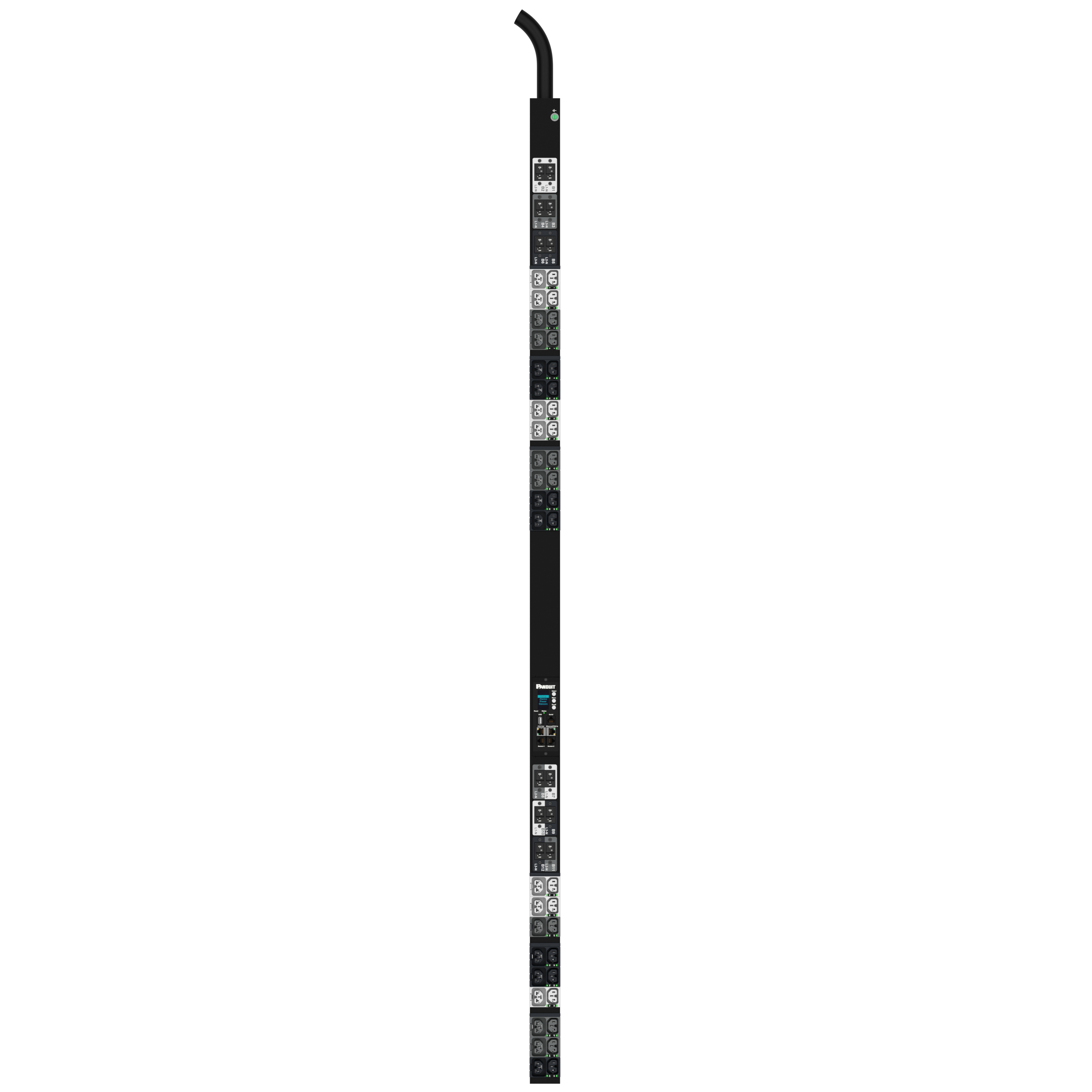G6 MSPO Güç Dağıtım Birimi, 63A/60A, (21)C13/C15, (21)C13/C15/C19/C21, IEC 60309 3P+N+E 6h